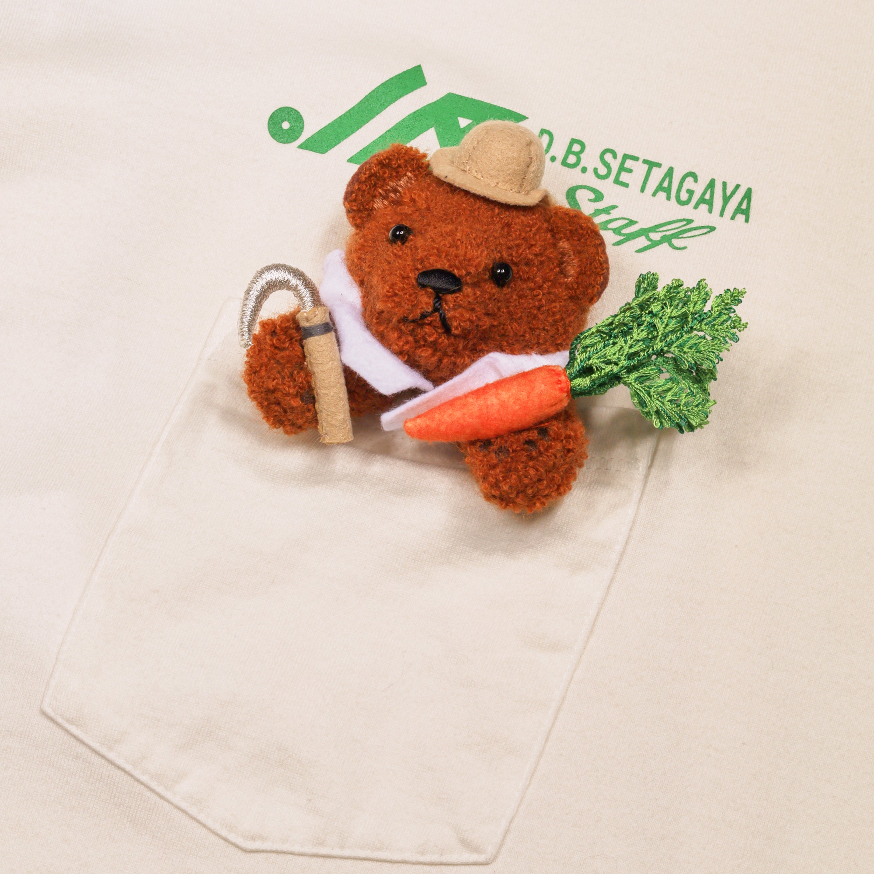 Doublet L/S T-Shirt With My Workwear Bear White – ESSXNYC