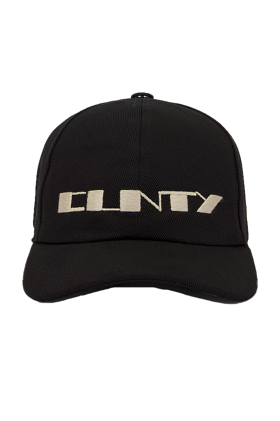 Rick Owens Drkshdw Cunty Baseball Cap 0908 Black/Pearl