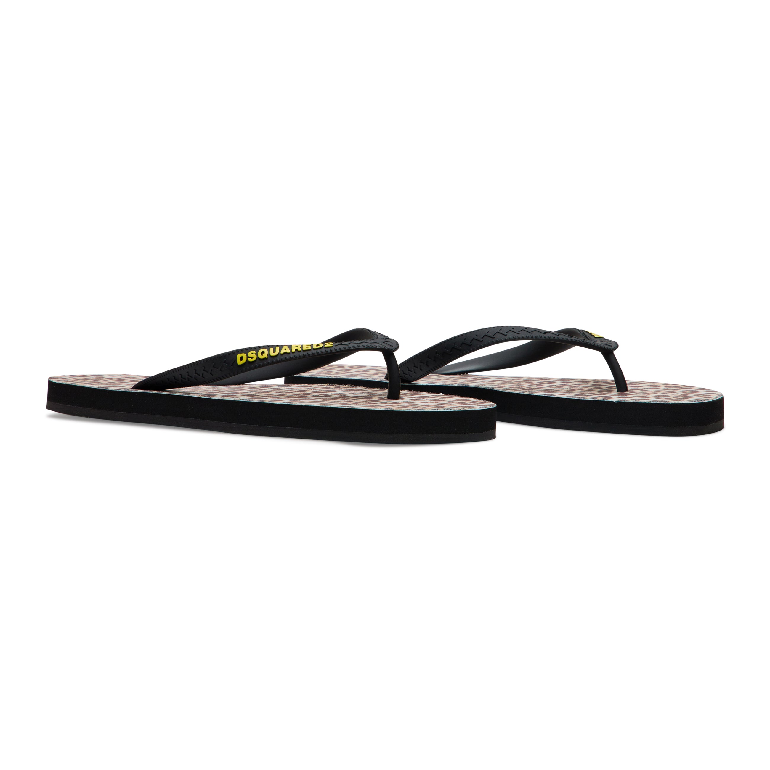 Dsquared2 Wild2 Flip Flops Black