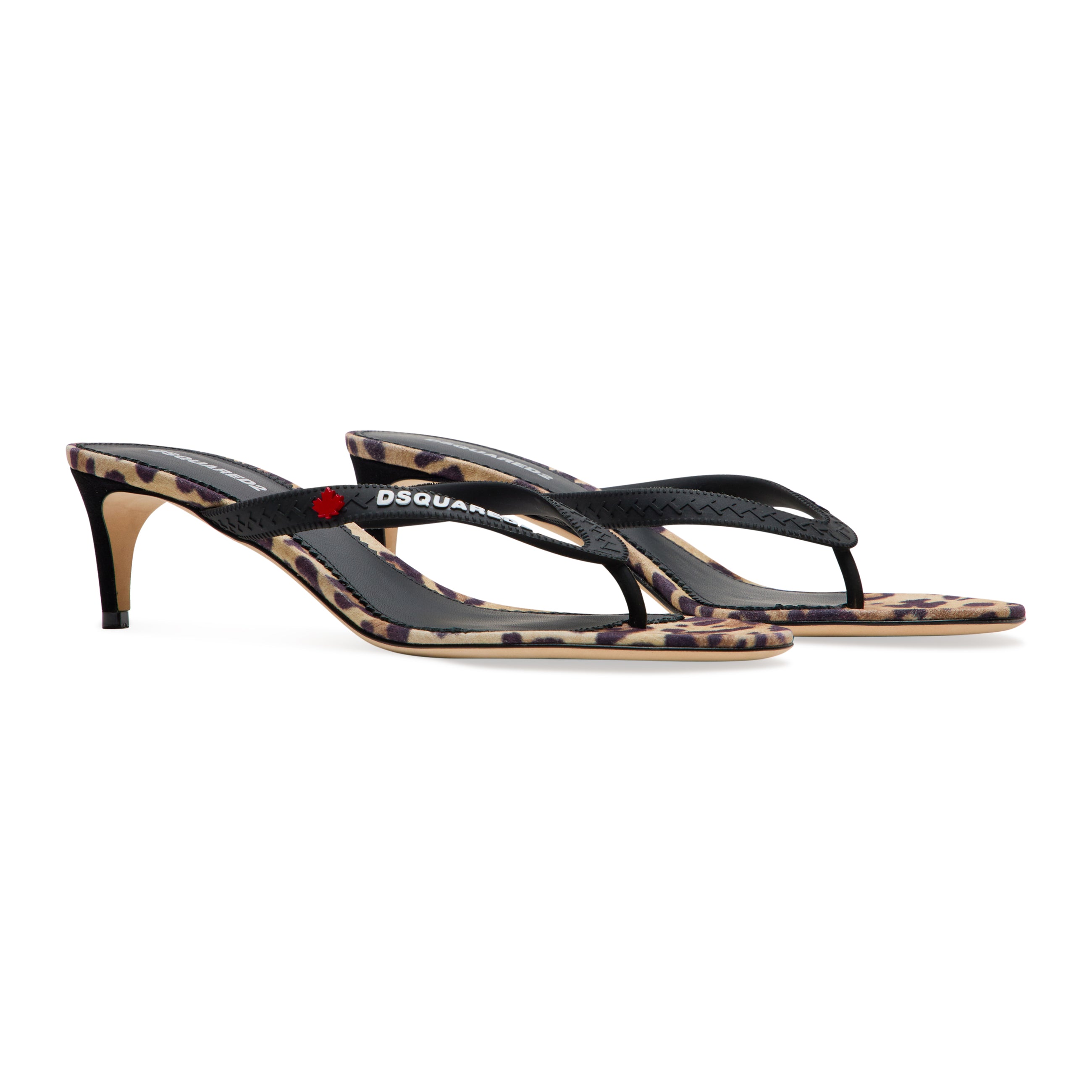 Dsquared2 Wild2 Mule Sandals Black