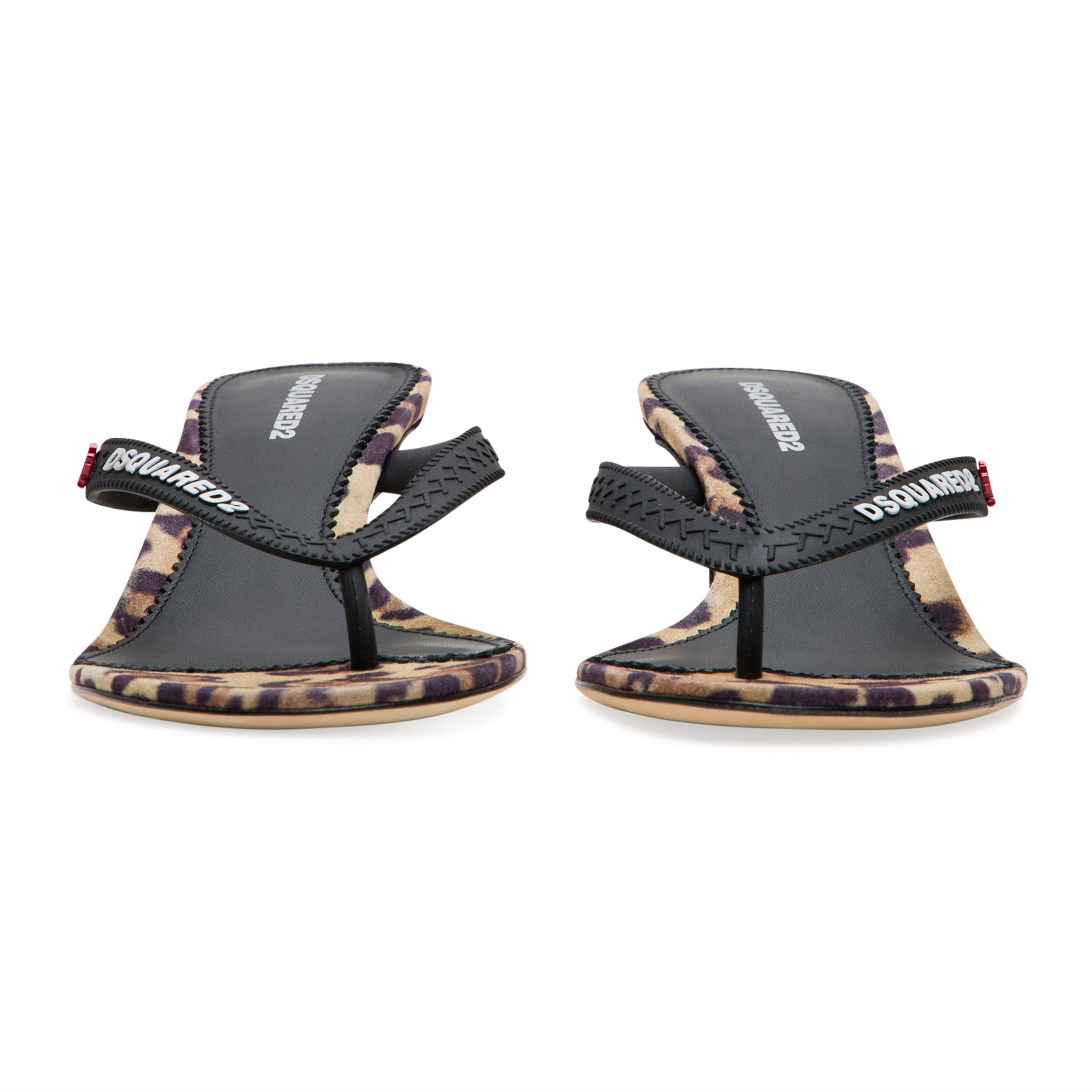 Dsquared2 Wild2 Mule Sandals Black
