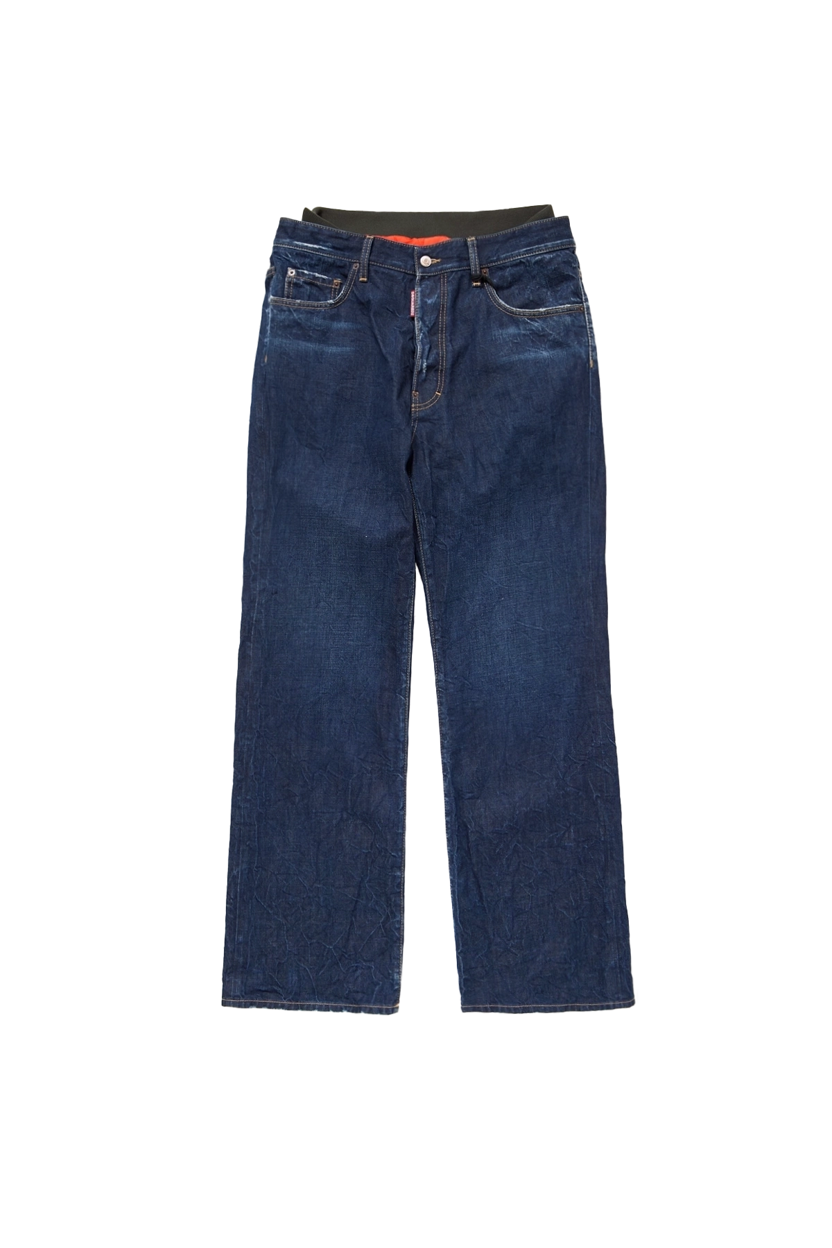 Dsquared2 Dark Indigo Aviator Loose Jeans