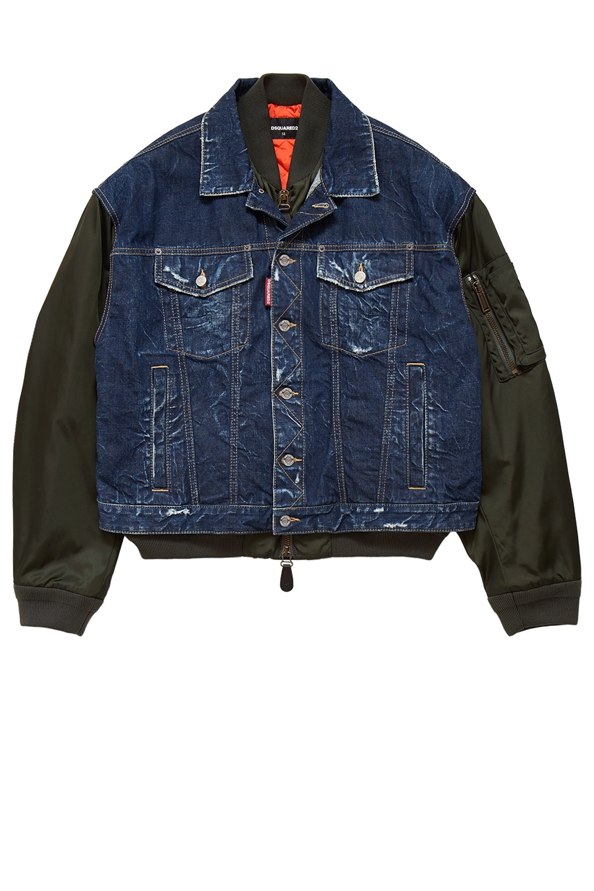 Dsquared2 Aviator Hybrid Bomber Navy Blue 3