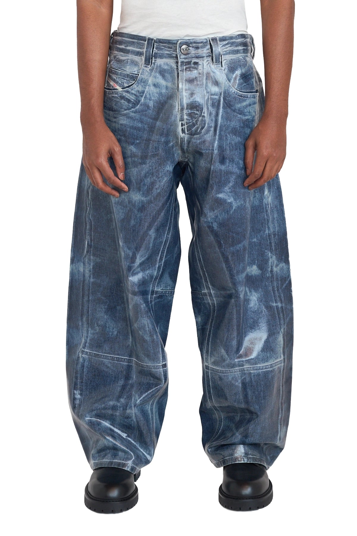 Diesel Coated Jeans Blue