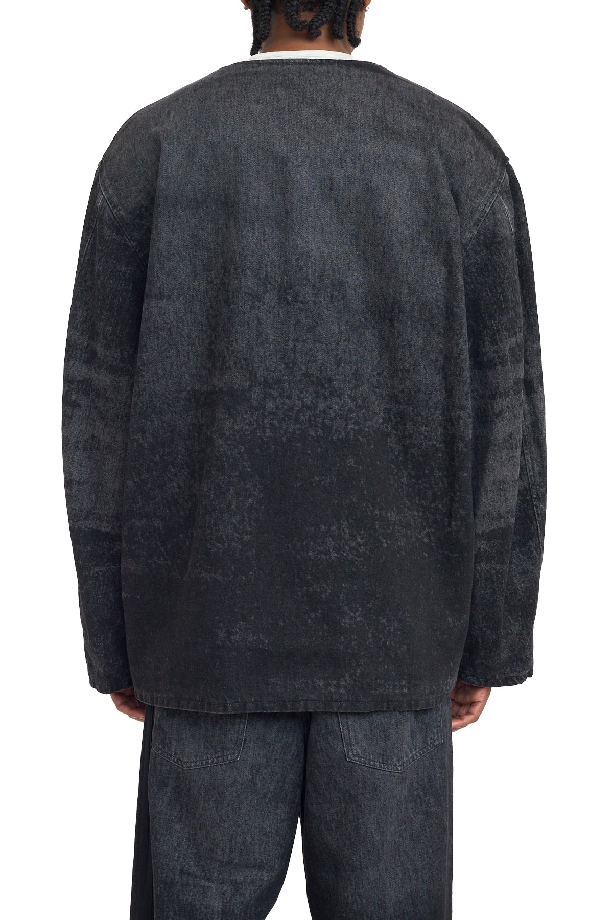 Diesel Denim Cardigan Jacket Black