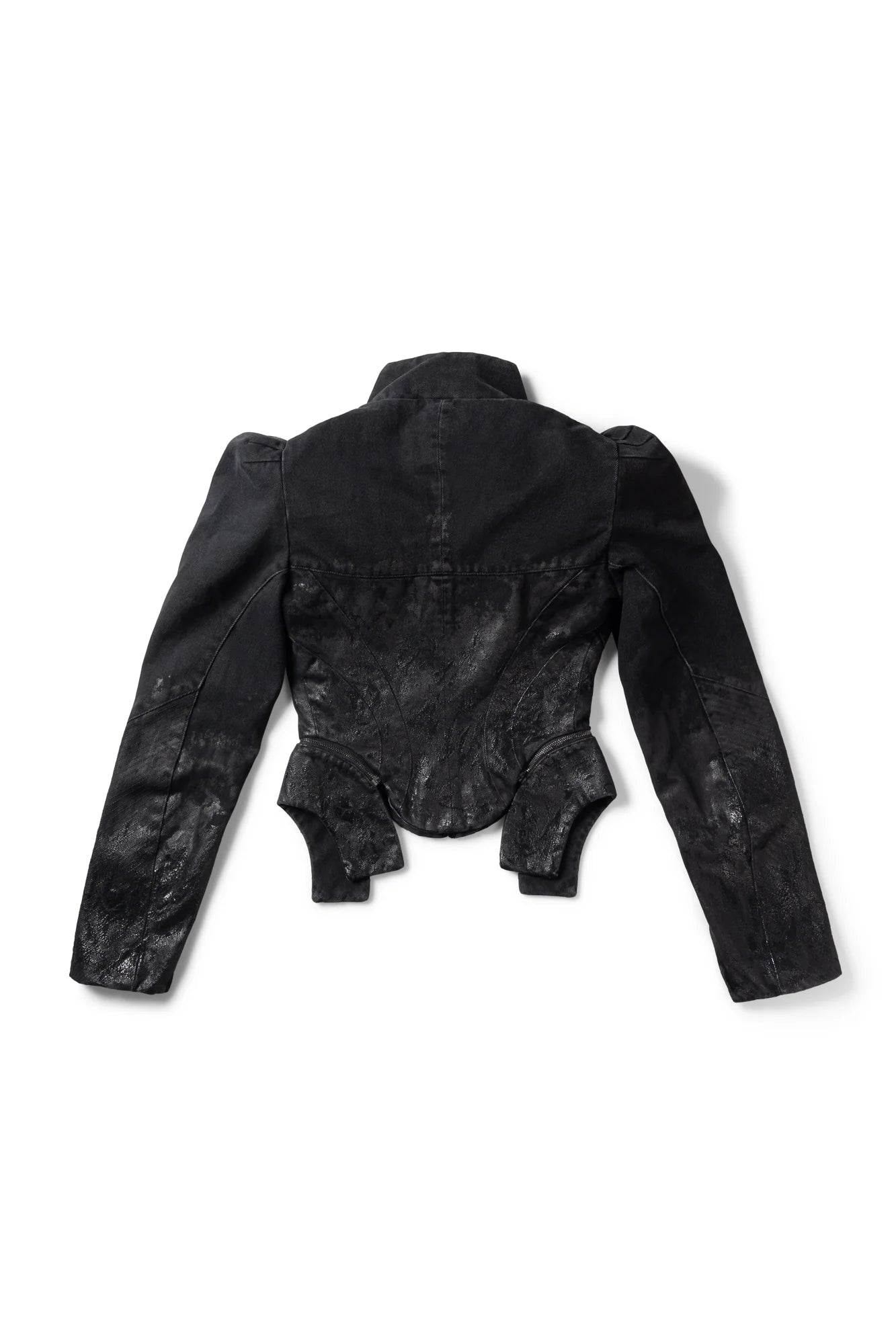 Dilara Coded Pain Denim Jacket Black