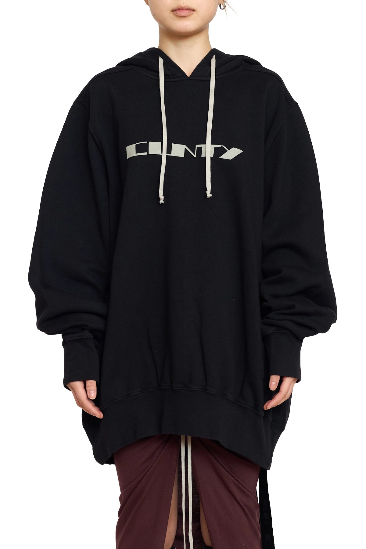 Rick Owens DRKSHDW Oversized Hoodie 0908 Black/Pearl