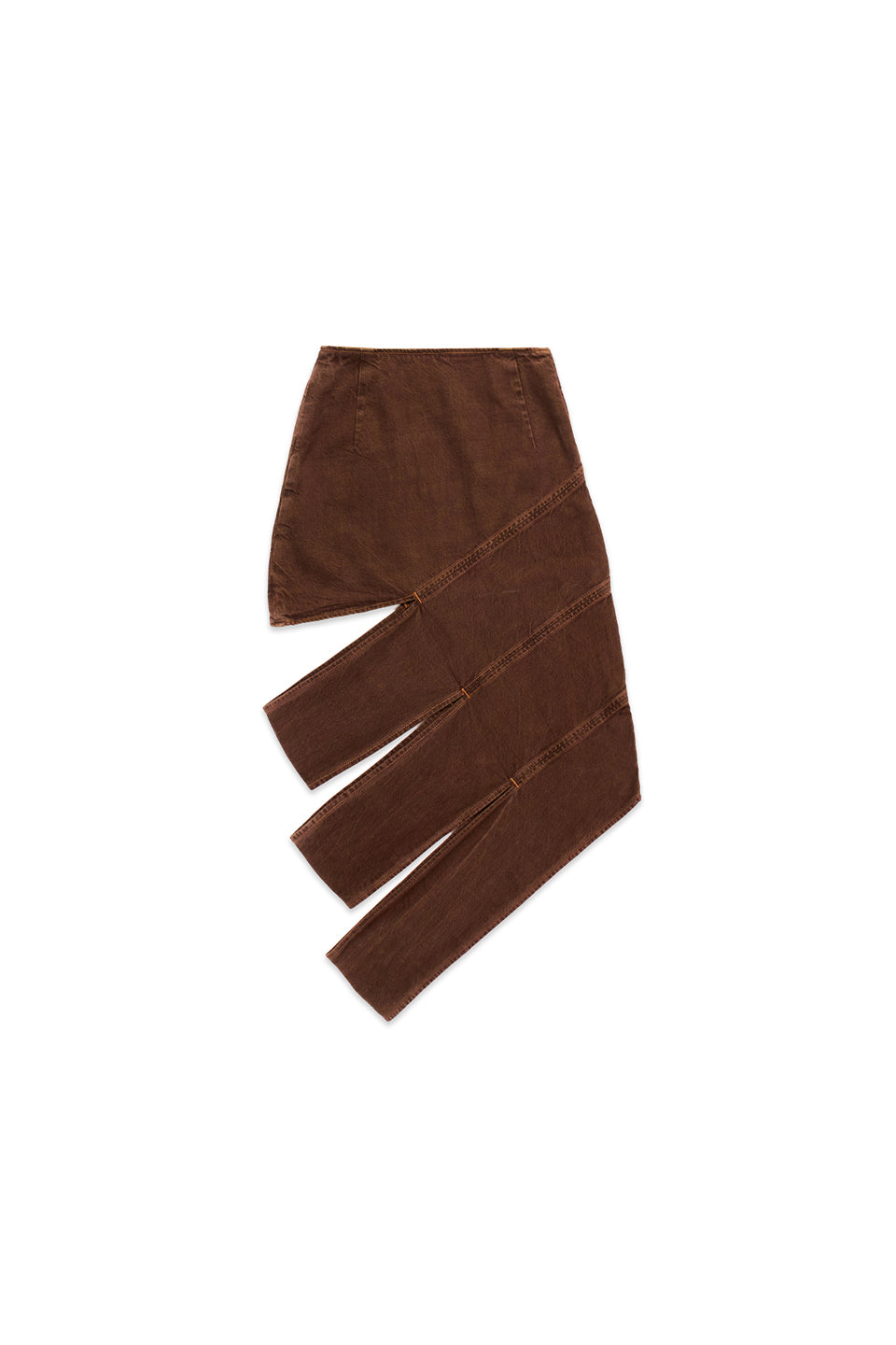 Eckhaus Latta Ellipse Skirt Brown 10440