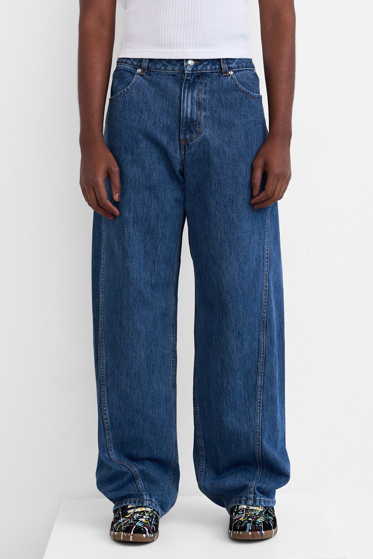 Eckhaus Latta Bend Jeans Vintage Indigo