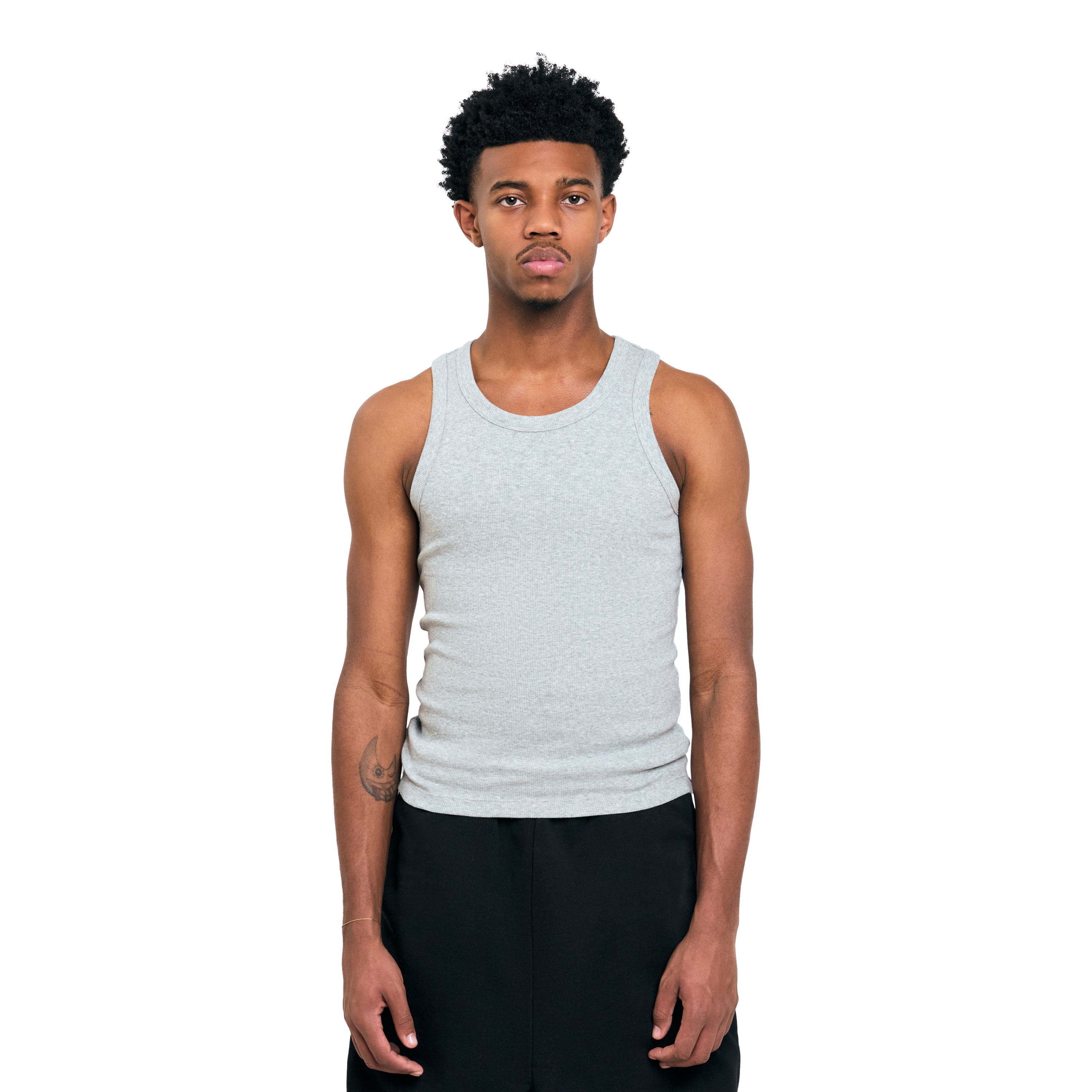 Entire Studios Rib Tank Grey Marle – ESSXNYC