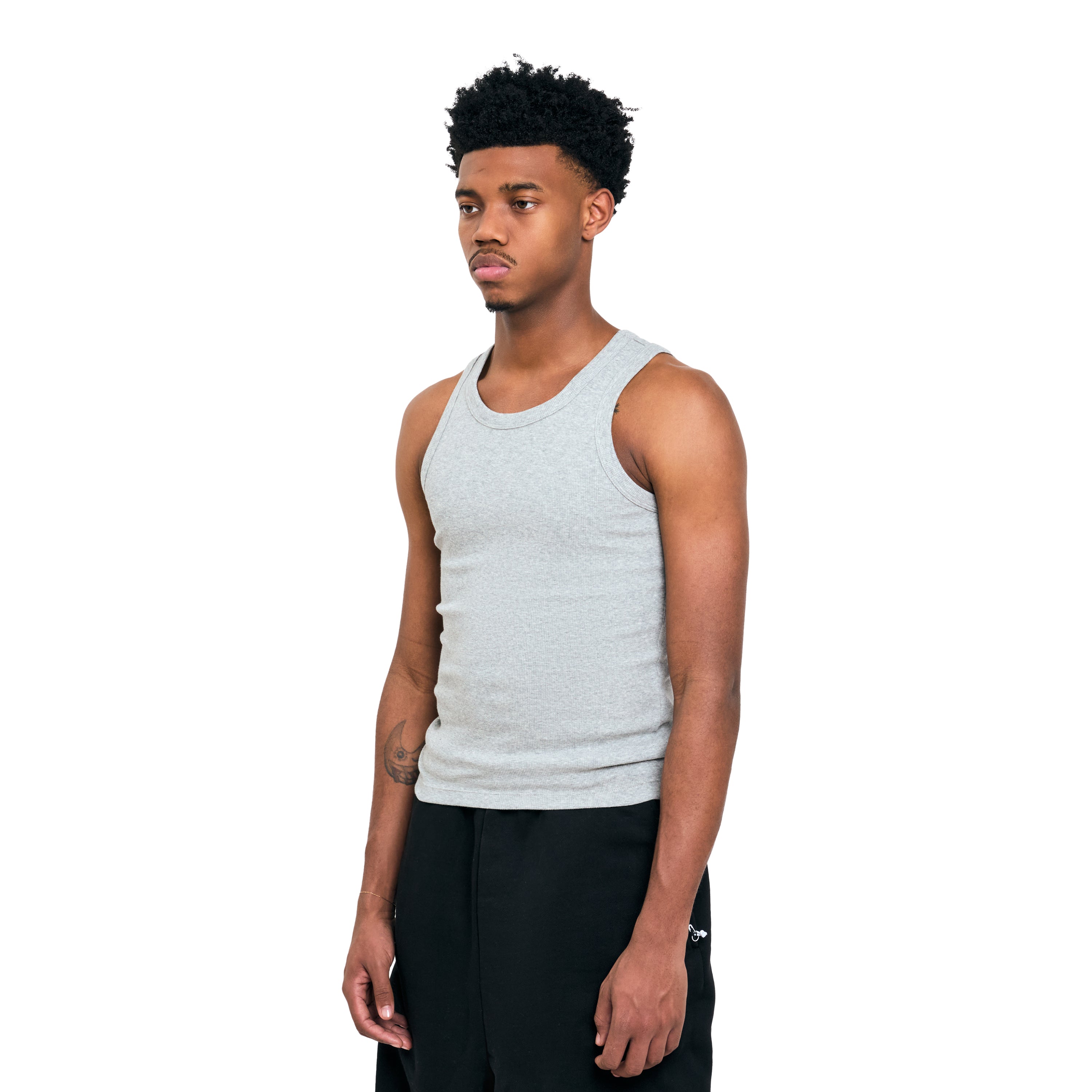 Entire Studios Rib Tank Grey Marle – ESSXNYC