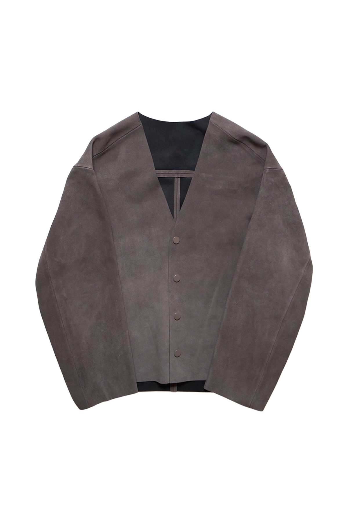 Entire Studios Minimal Leather Jacket Loden