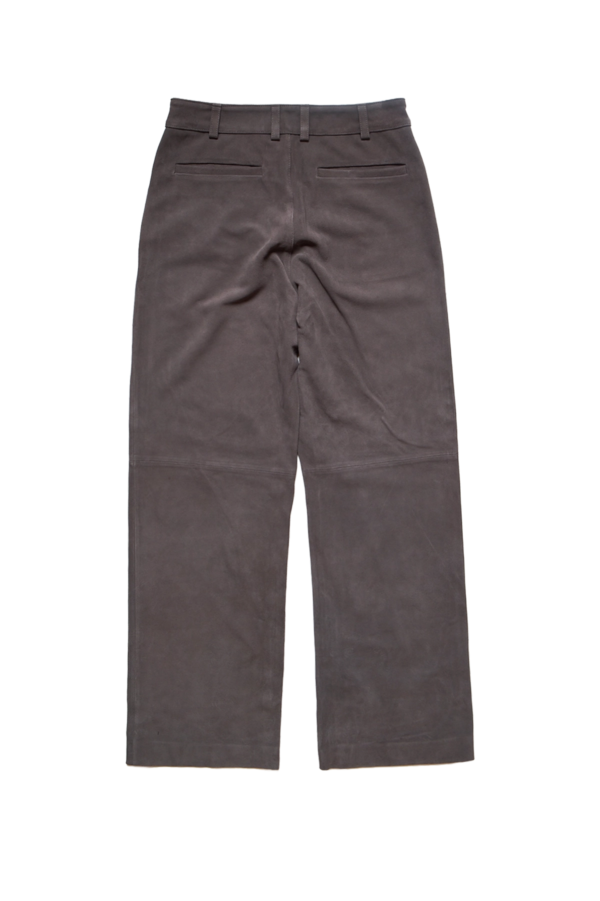 Entire Studios Leather Straight Leg Pant Loden