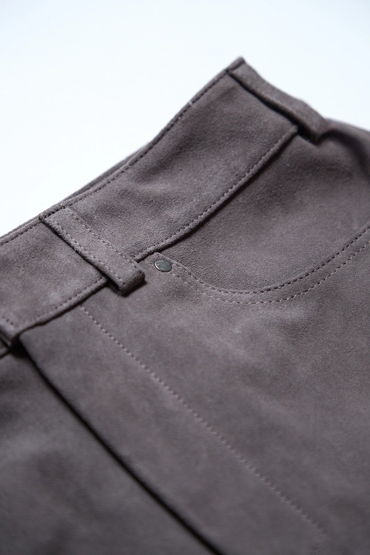 Entire Studios Leather Straight Leg Pant Loden