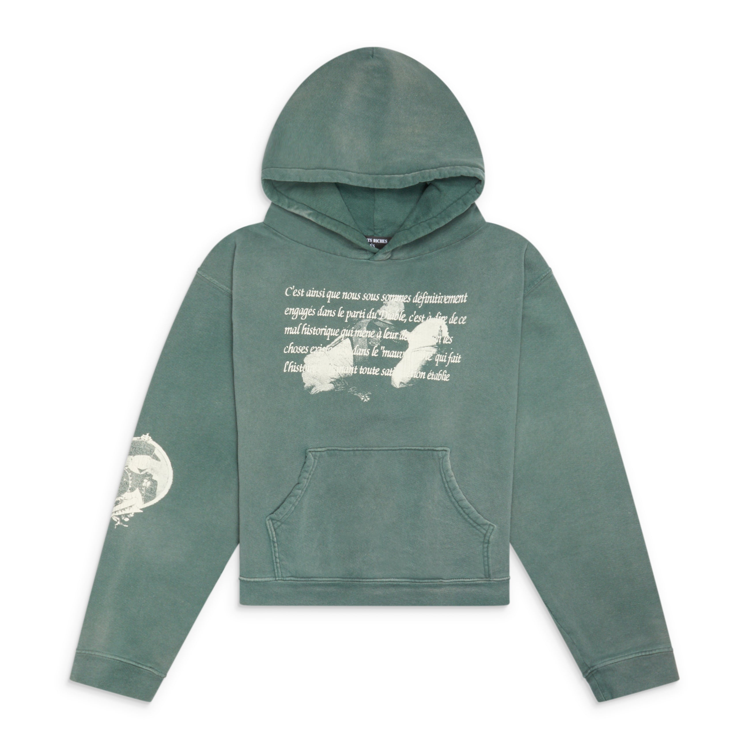 Enfants Riches Deprimes Napoleon Petit Hoodie Washed Green