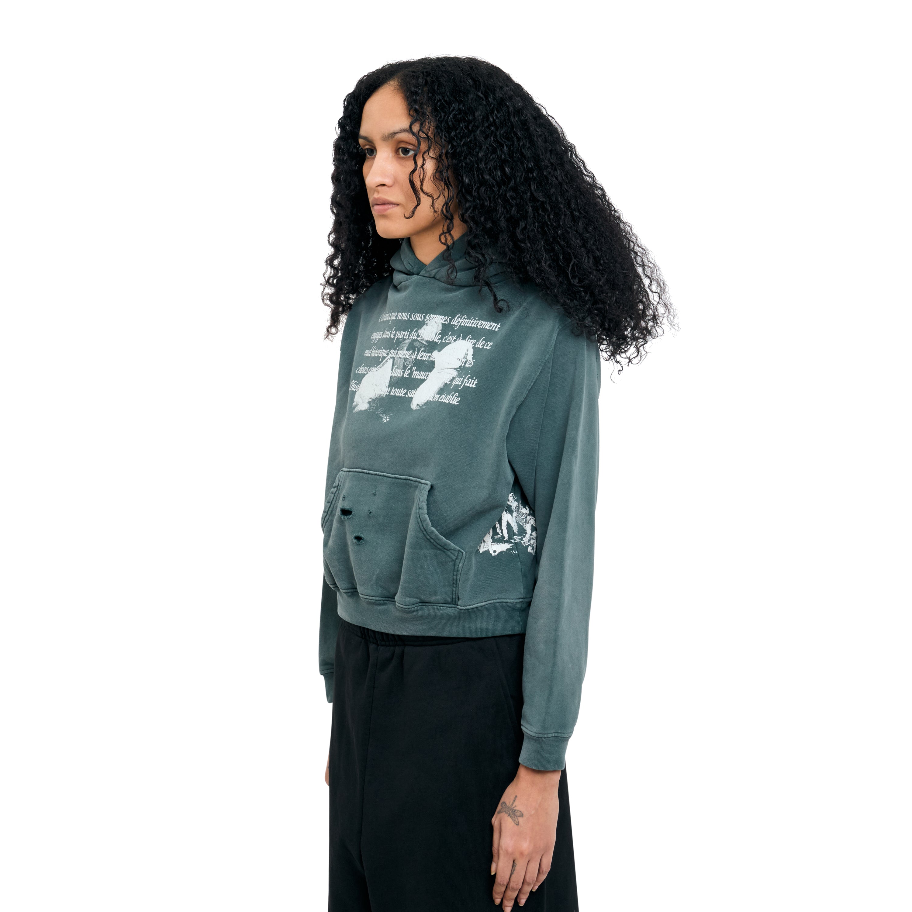 Enfants Riches Deprimes Napoleon Petit Hoodie Washed Green – ESSXNYC