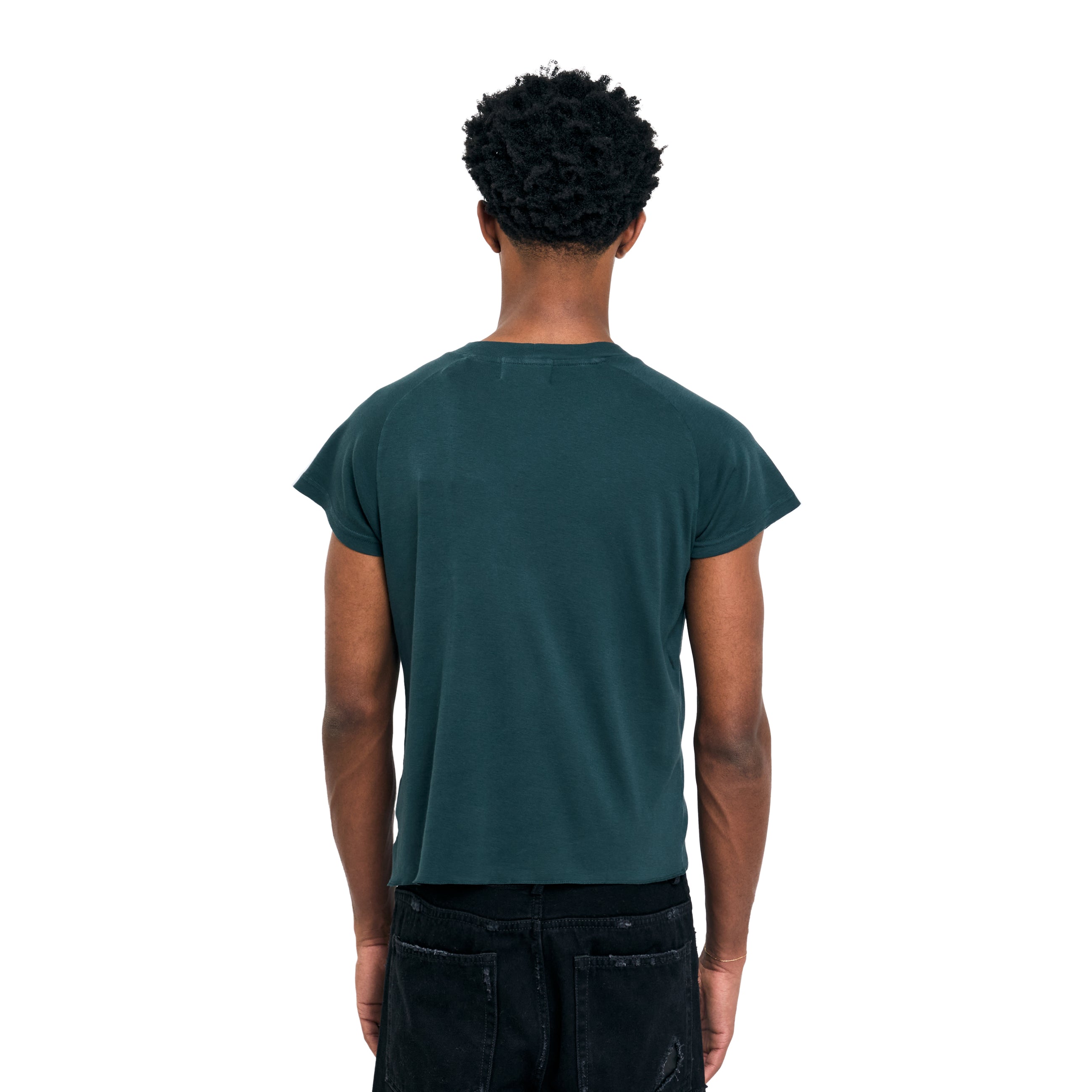 Enfants Riches Deprimes Double The Length Of Solstice Raglan T-Shirt Faded Green