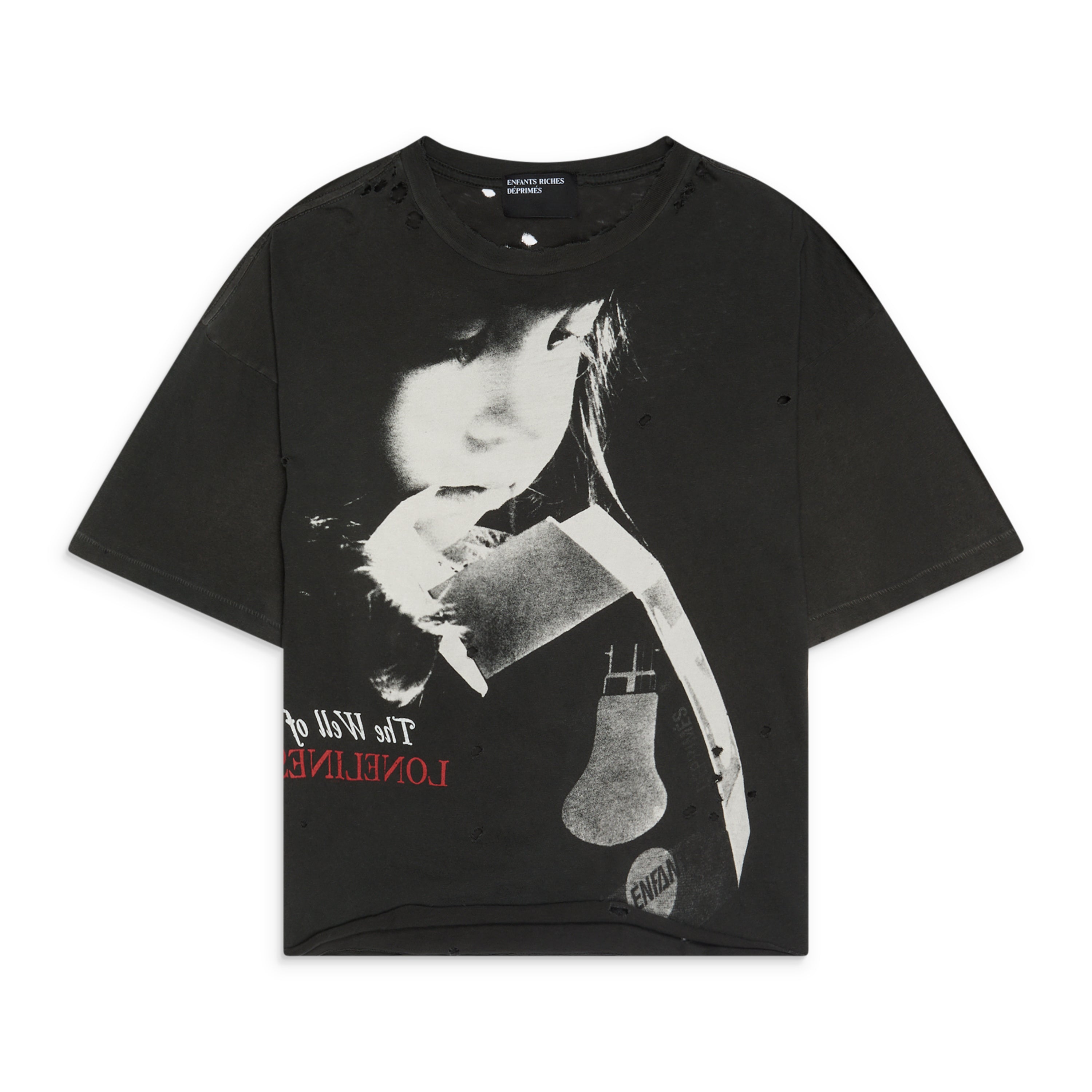 Enfants Riches Deprimes Well Of Loneliness T-Shirt Dirty Charcoal