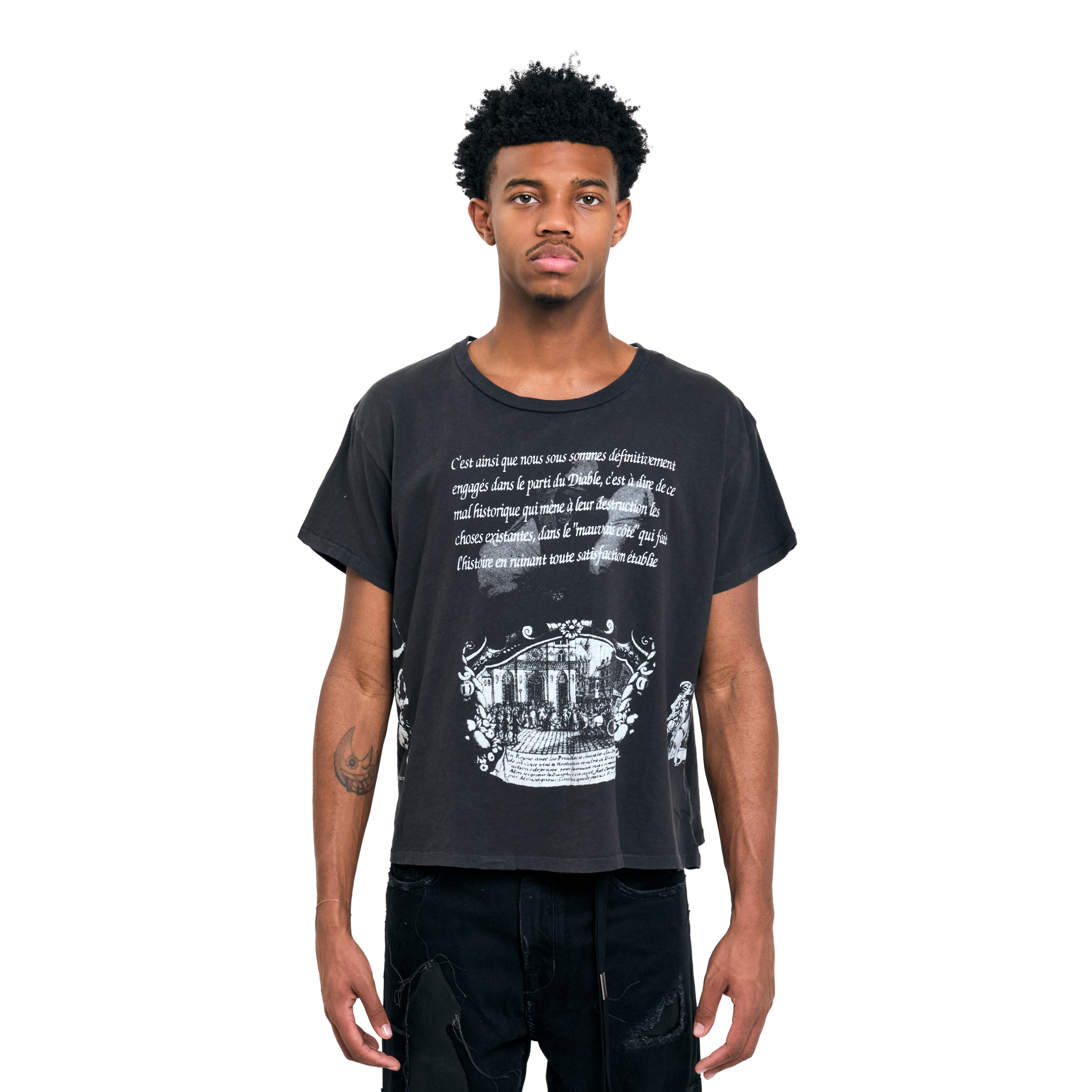Enfants Riches Deprimes Napoleon T-Shirt Faded Black – ESSXNYC