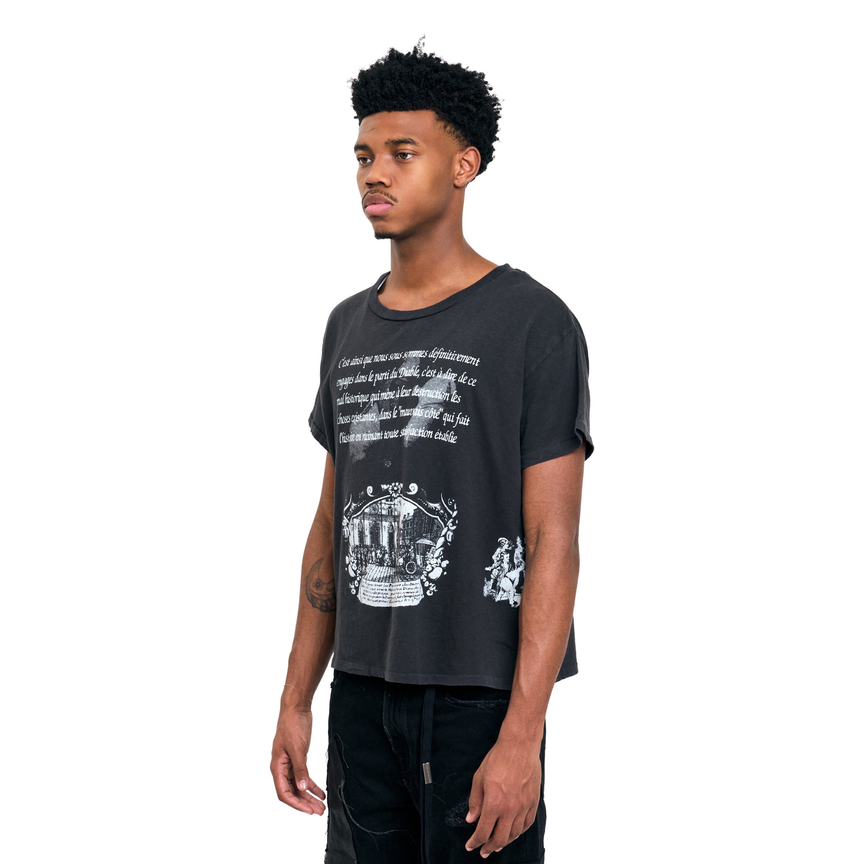 Enfants Riches Deprimes Napoleon T-Shirt Faded Black – ESSXNYC