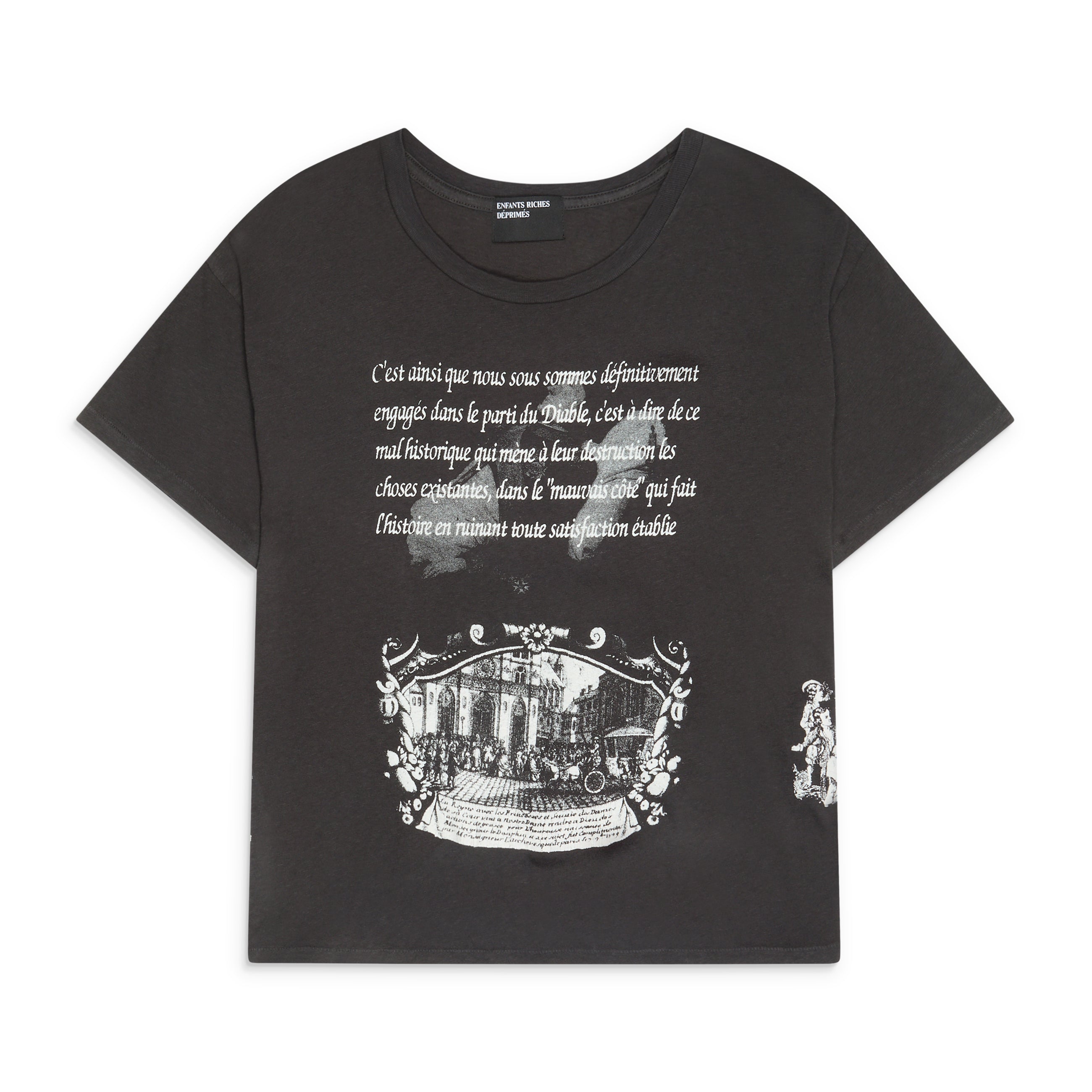 Enfants Riches Deprimes Napoleon T-Shirt Faded Black