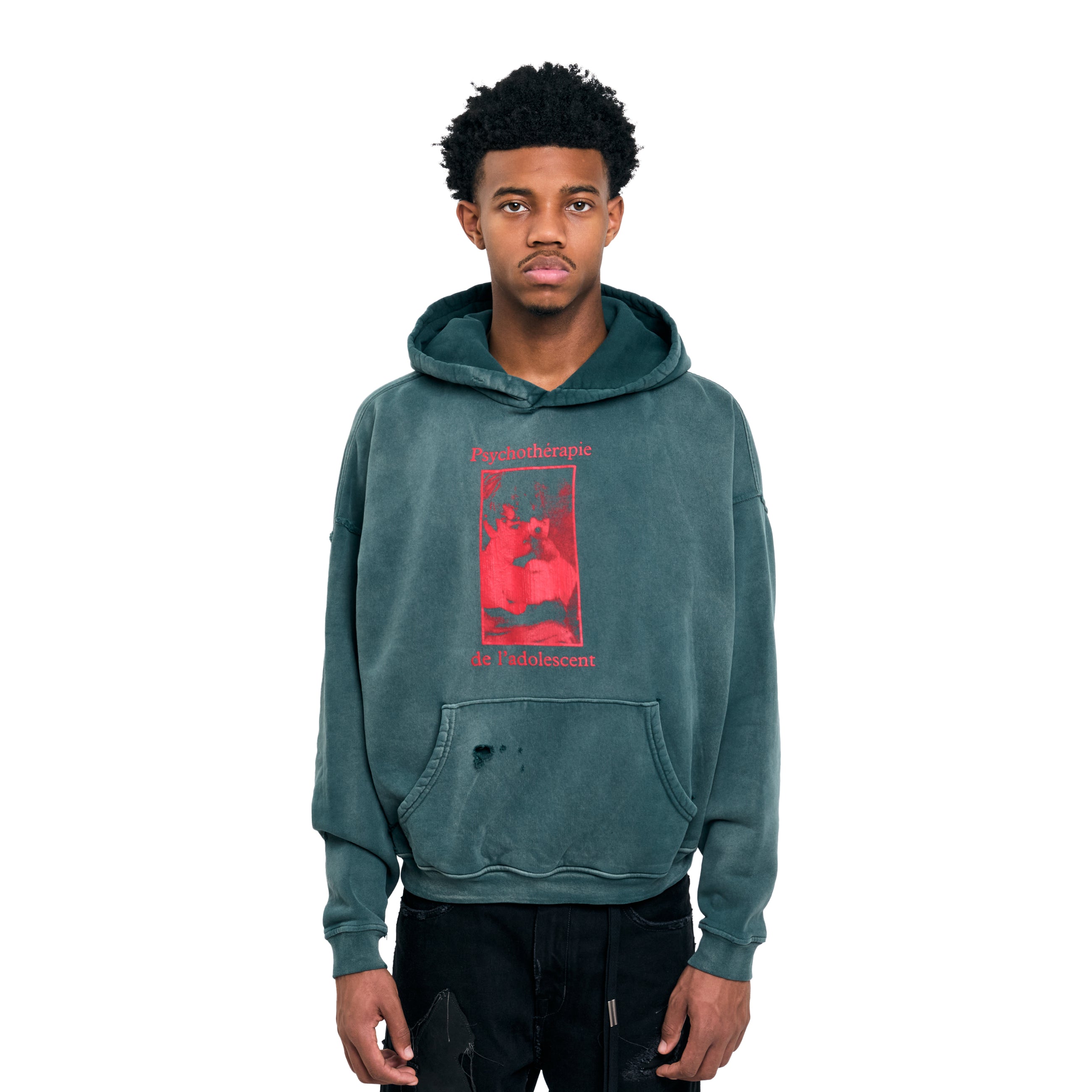 Enfants Riches Deprimes Psychothérapie De L'Adolescent Hoodie Green
