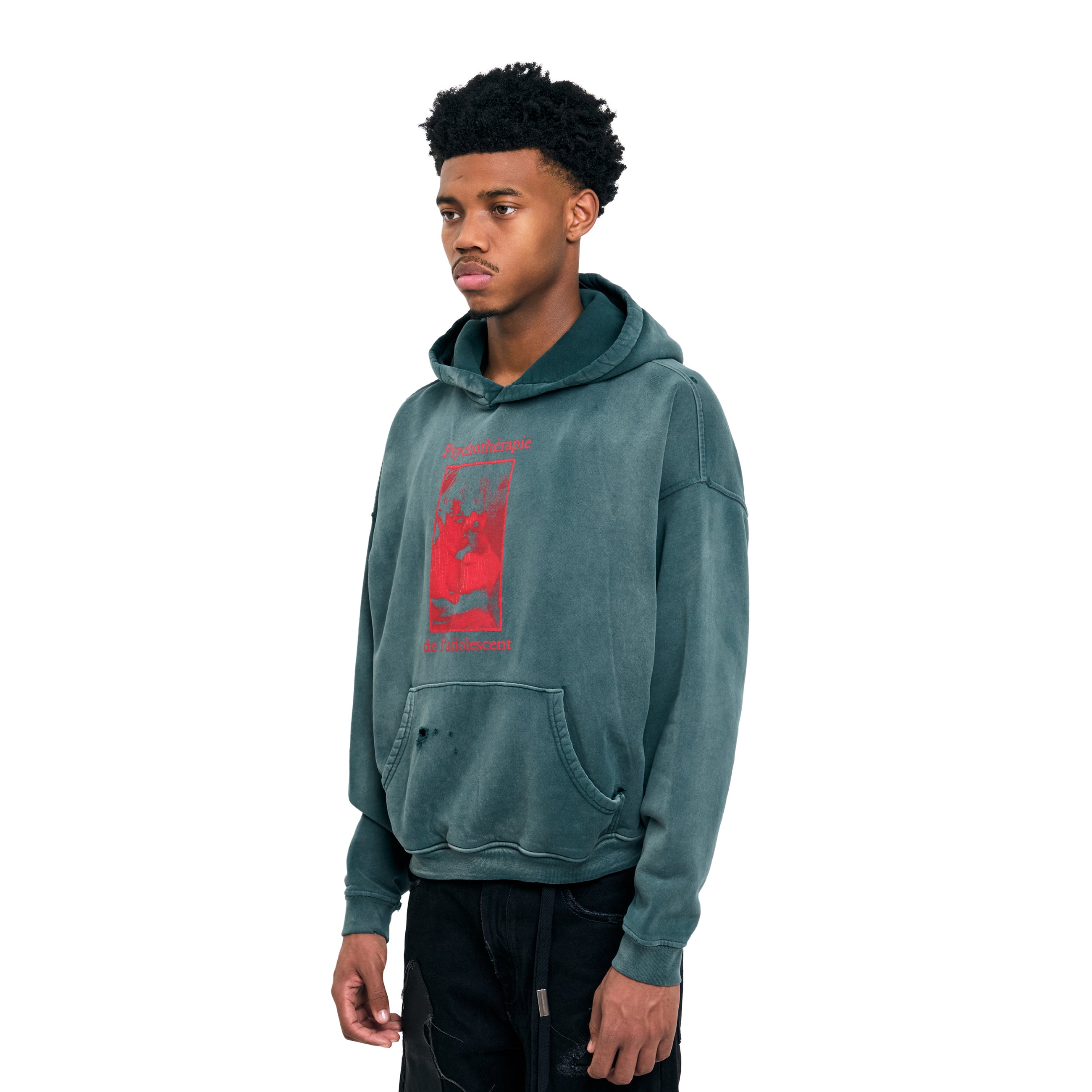 Enfants Riches Deprimes Psychothérapie De L'Adolescent Hoodie Green