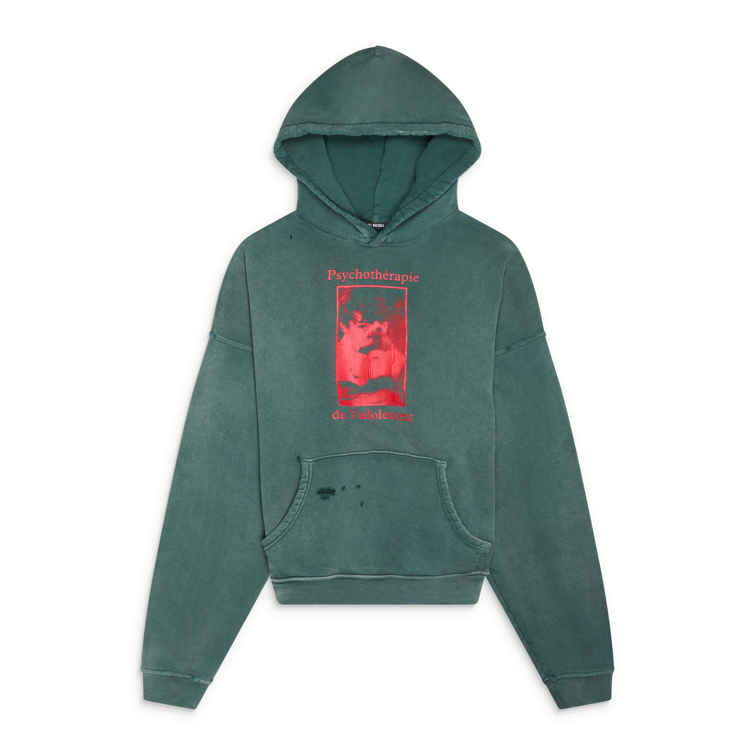 Enfants Riches Deprimes Psychothérapie De L'Adolescent Hoodie Green