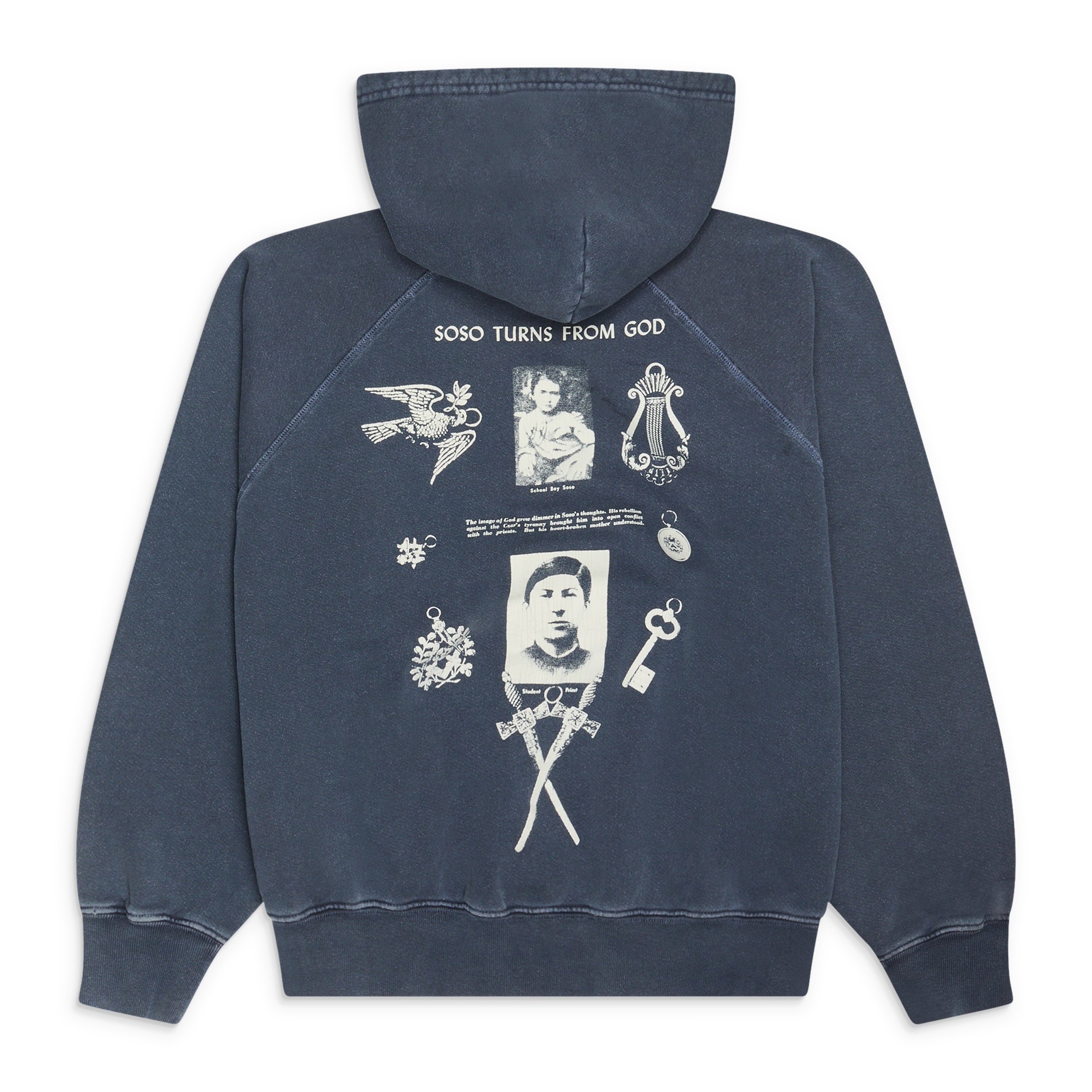 Enfants Riches Deprimes Soso Raglan Afterhood Faded Midnight