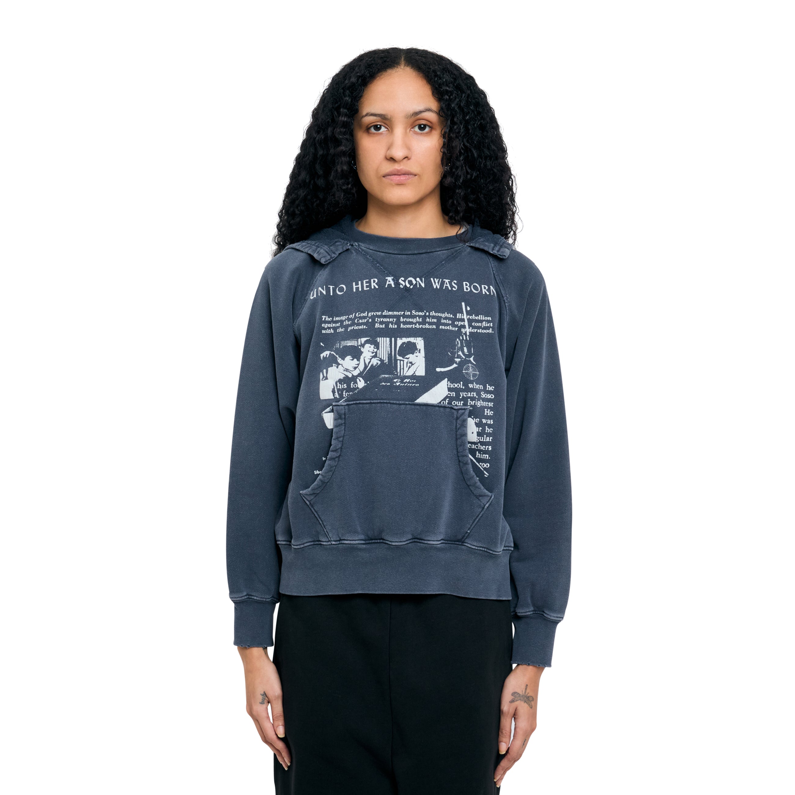 Enfants Riches Deprimes Soso Raglan Afterhood Faded Midnight