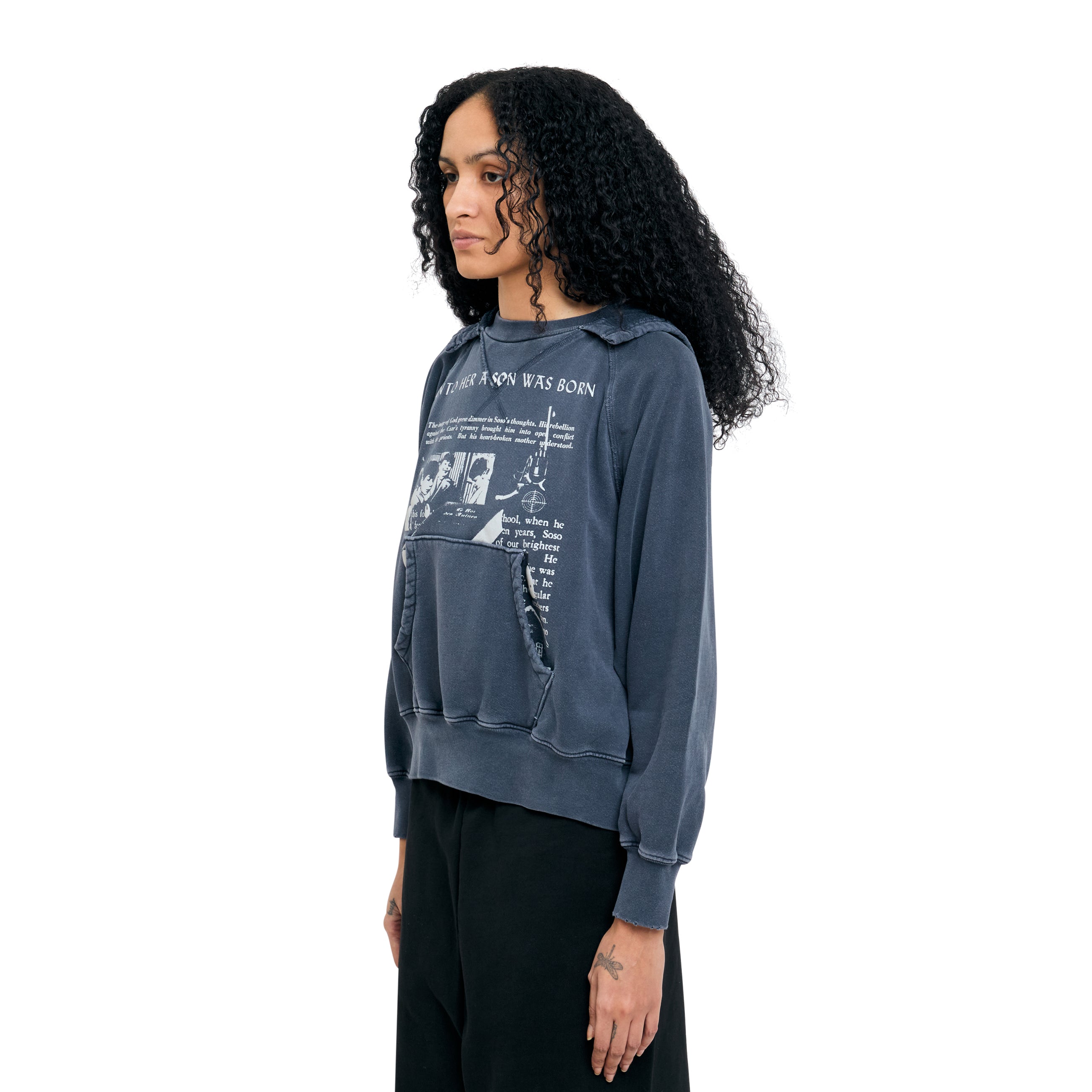 Enfants Riches Deprimes Soso Raglan Afterhood Faded Midnight