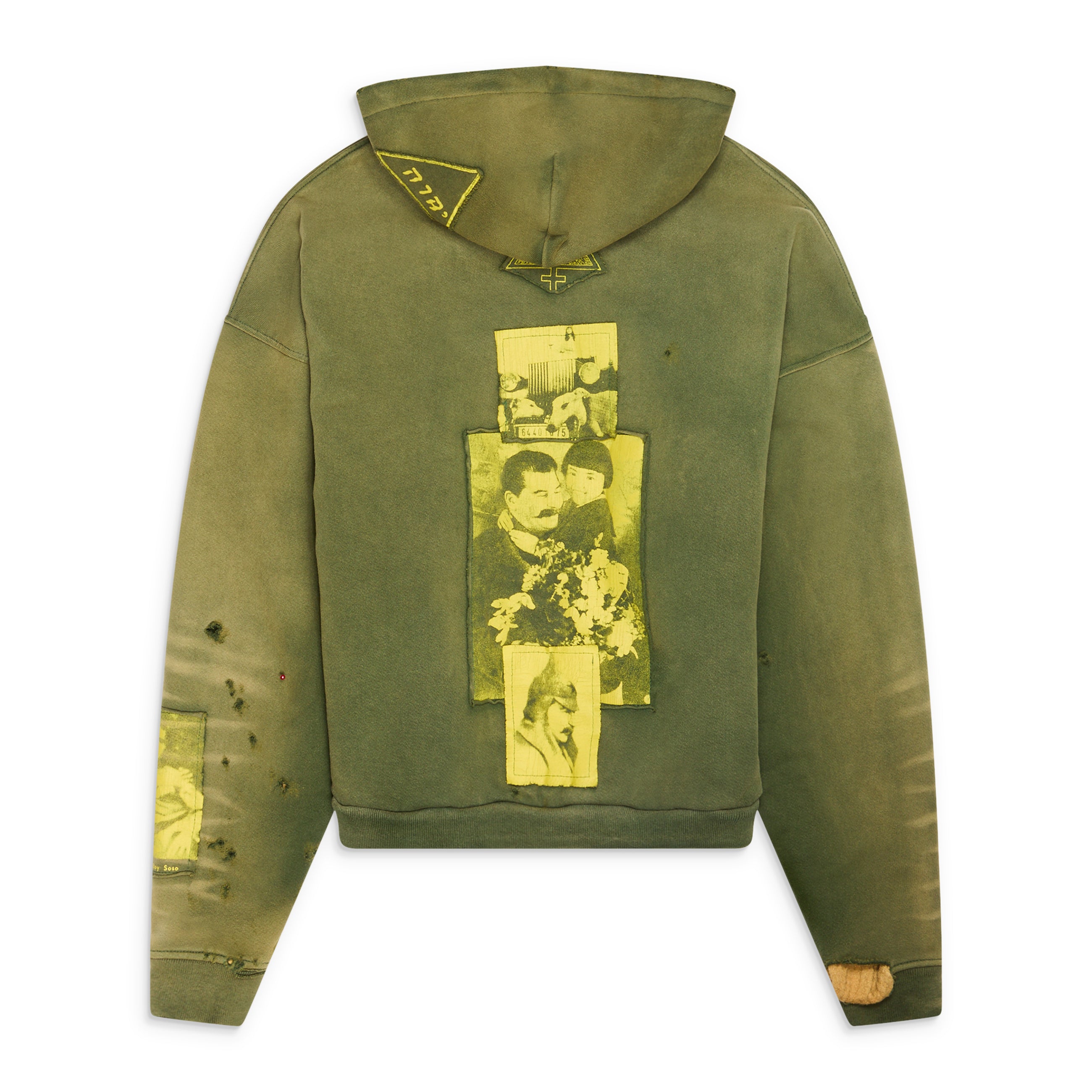 Enfants Riches Deprimes Two Wars Within One Assemblage Zip Hoodie Gardener Green