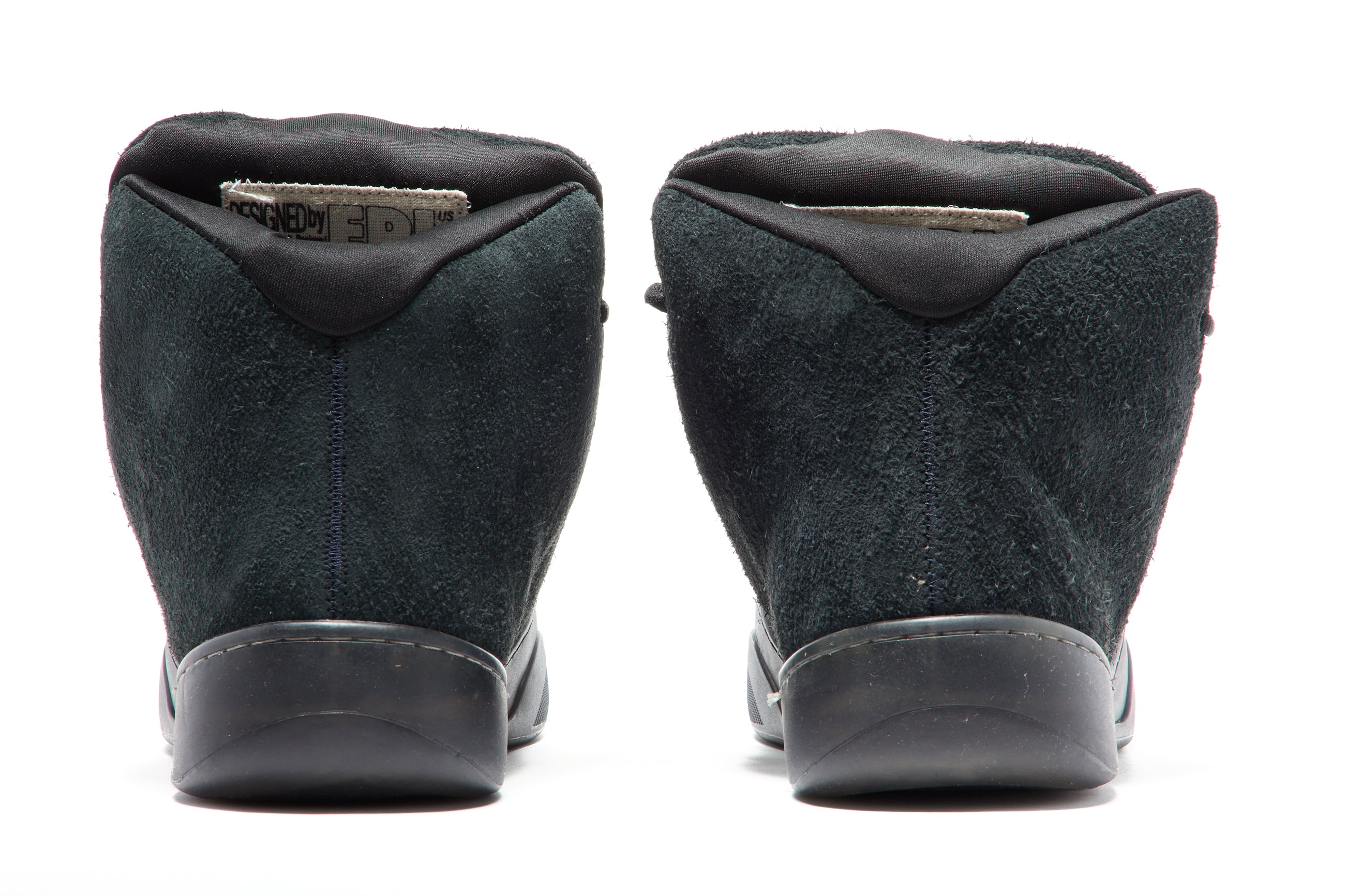 ERL Suede Mid Vamp Sneakers Black