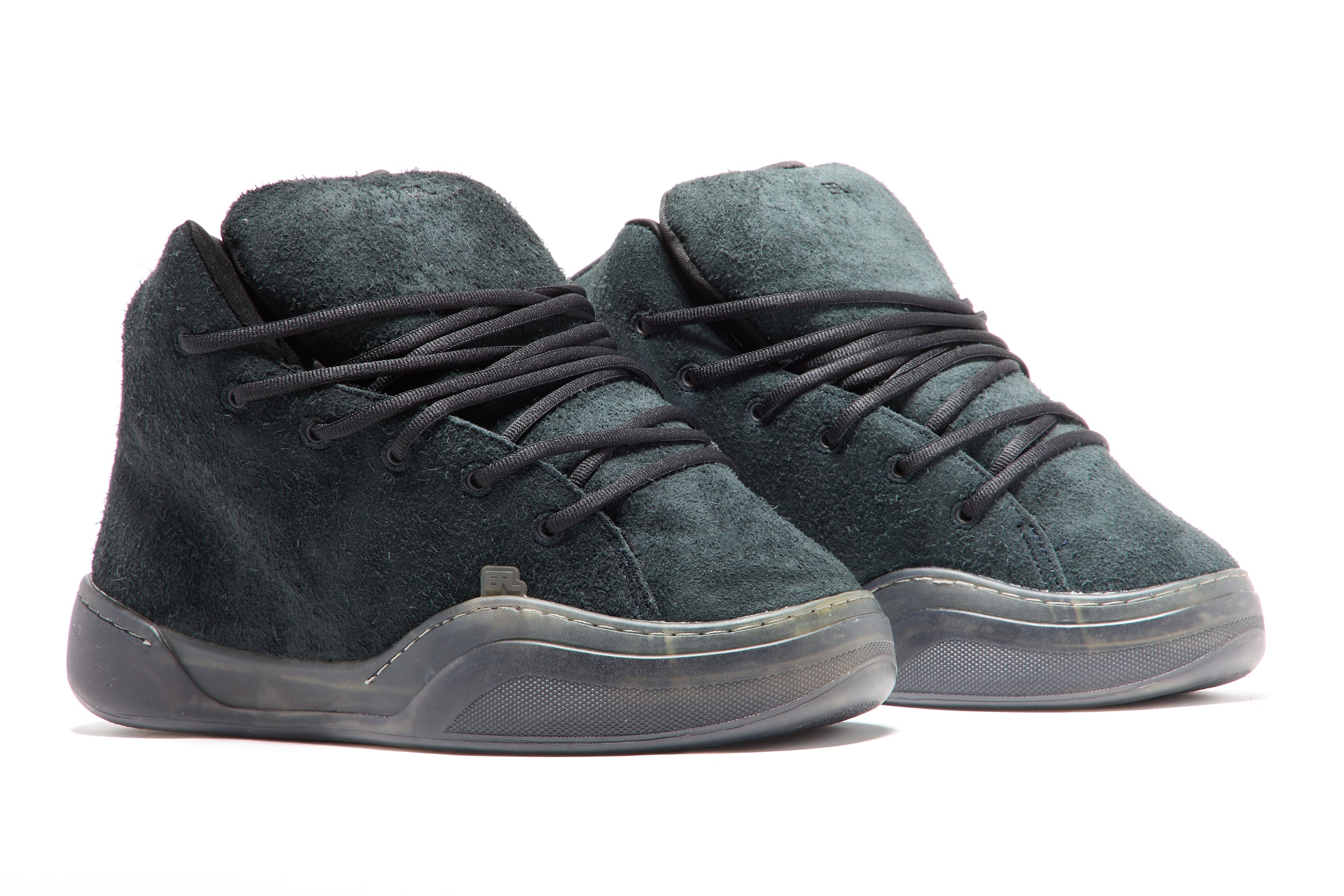 ERL Suede Mid Vamp Sneakers Black