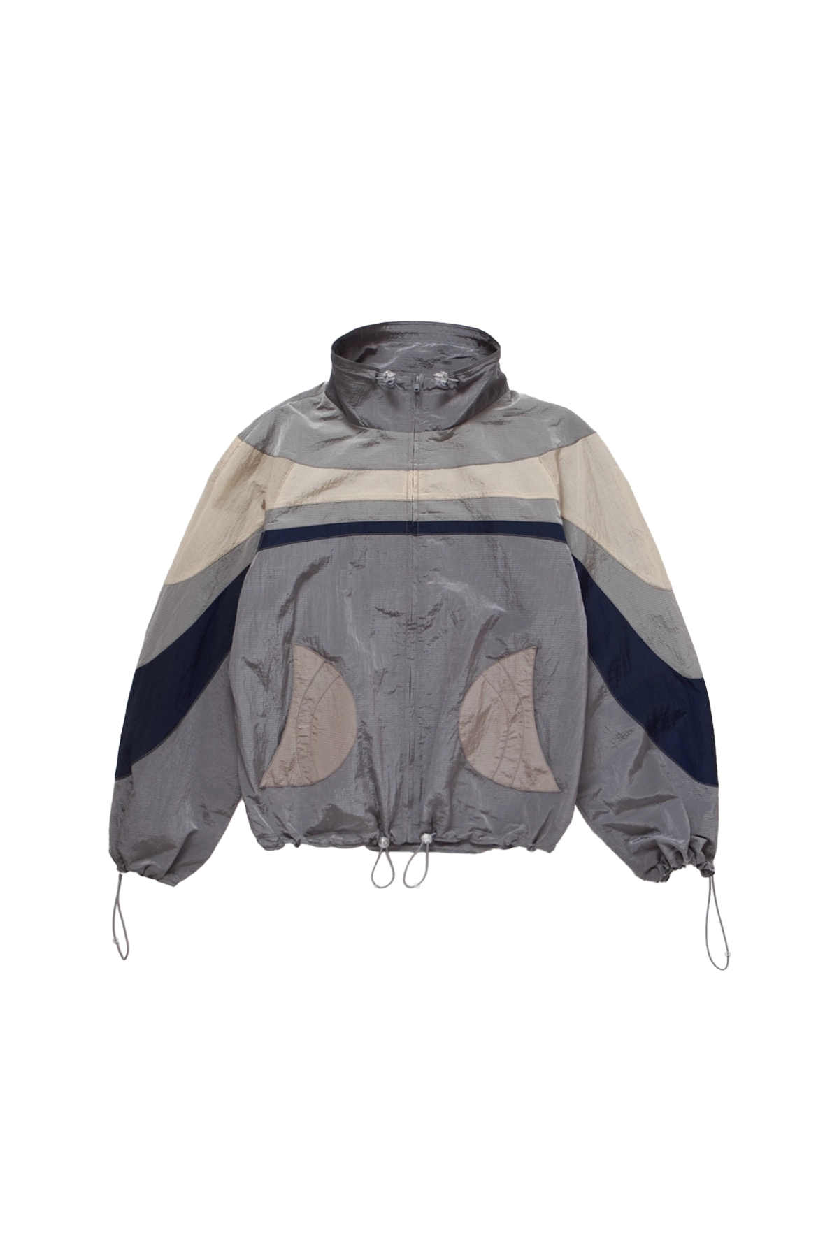 ERL Nylon Rave Jacket Grey