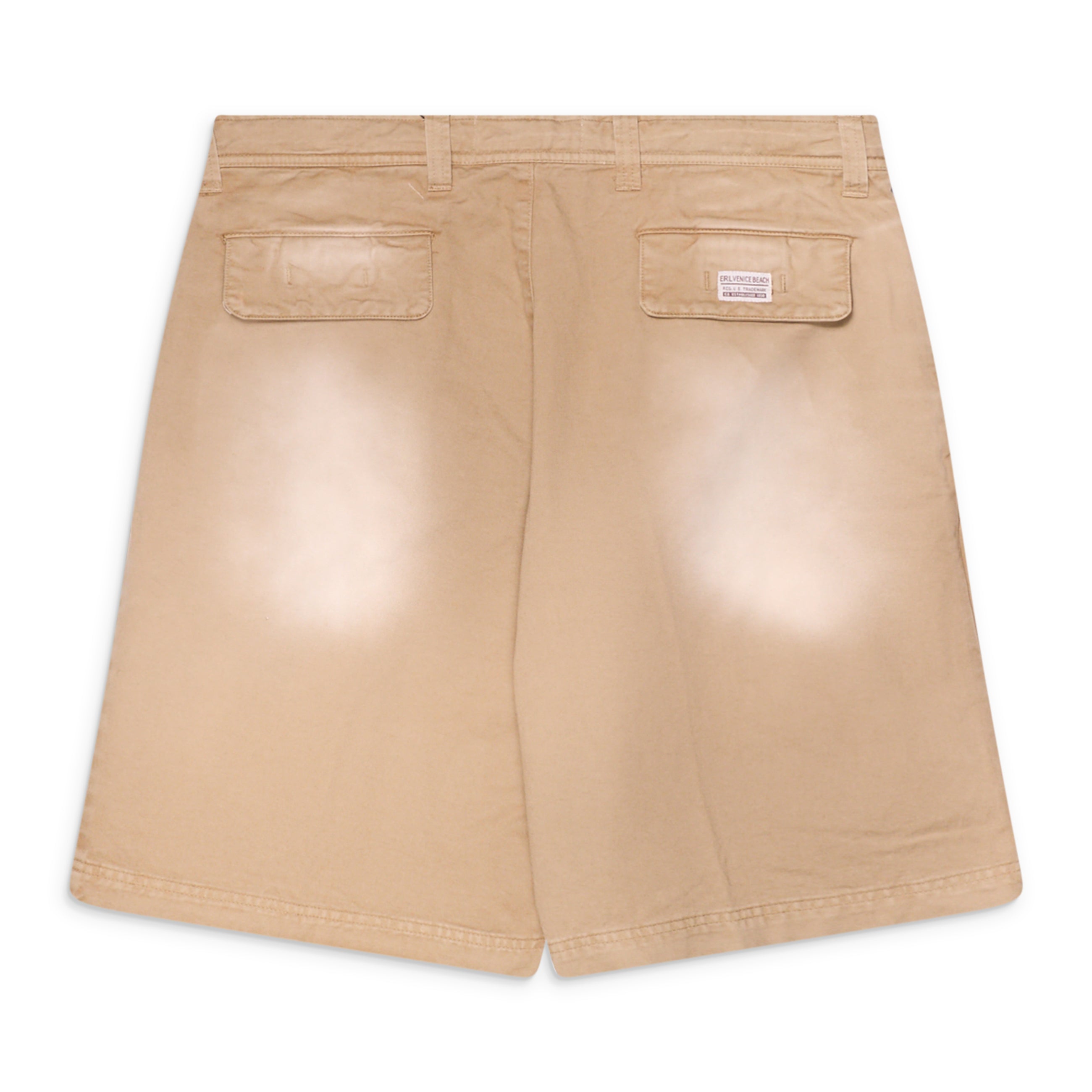 ERL Pleated Chino Shorts Beige