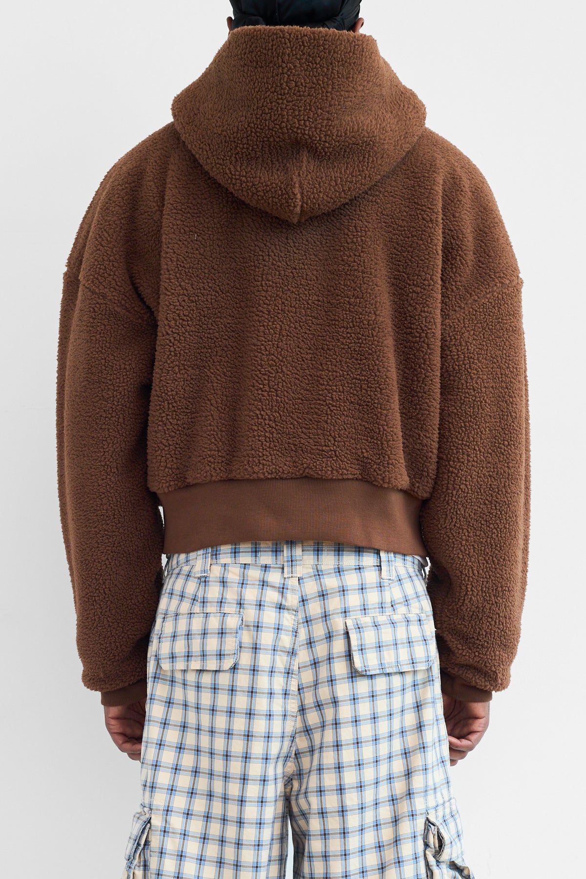 ERL Terry Fleece Zipped Hoodie Brown – ESSXNYC