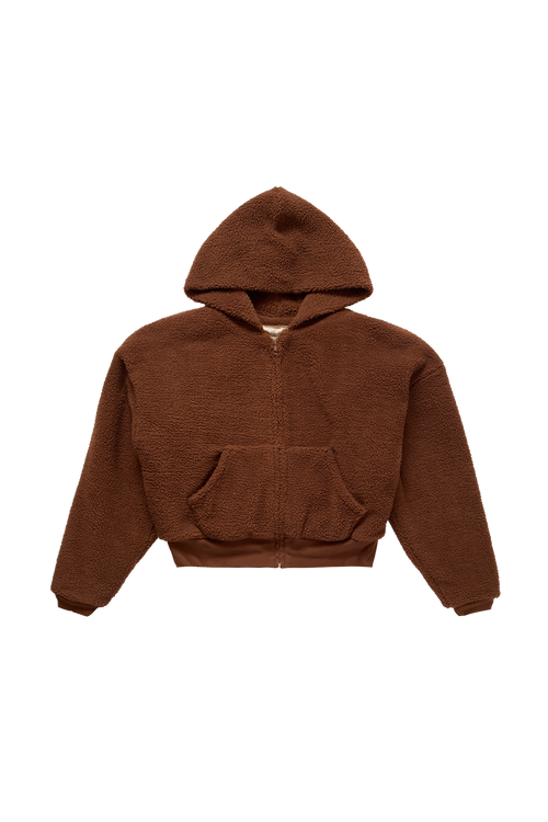 ERL パーカー Mサイズ ブラウン ERL Terry Fleece Zipped Hoodie Brown – ESSXNYC
