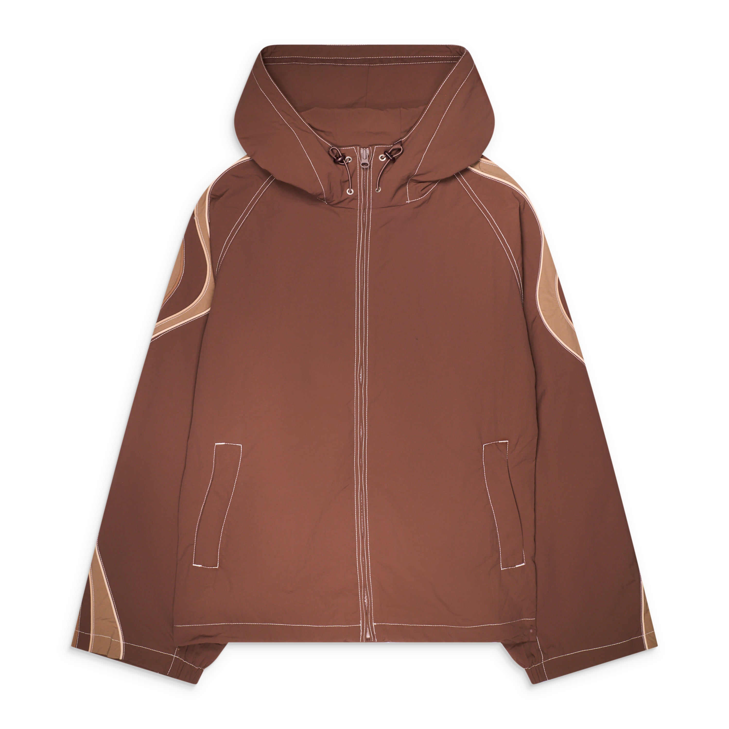 ERL UFO Track Jacket Brown – ESSXNYC