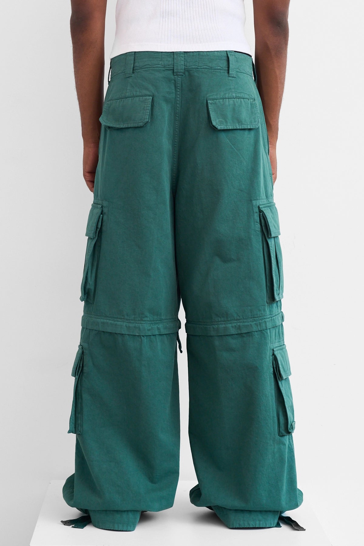 ERL Zip-Off Cargo Pants Green 6