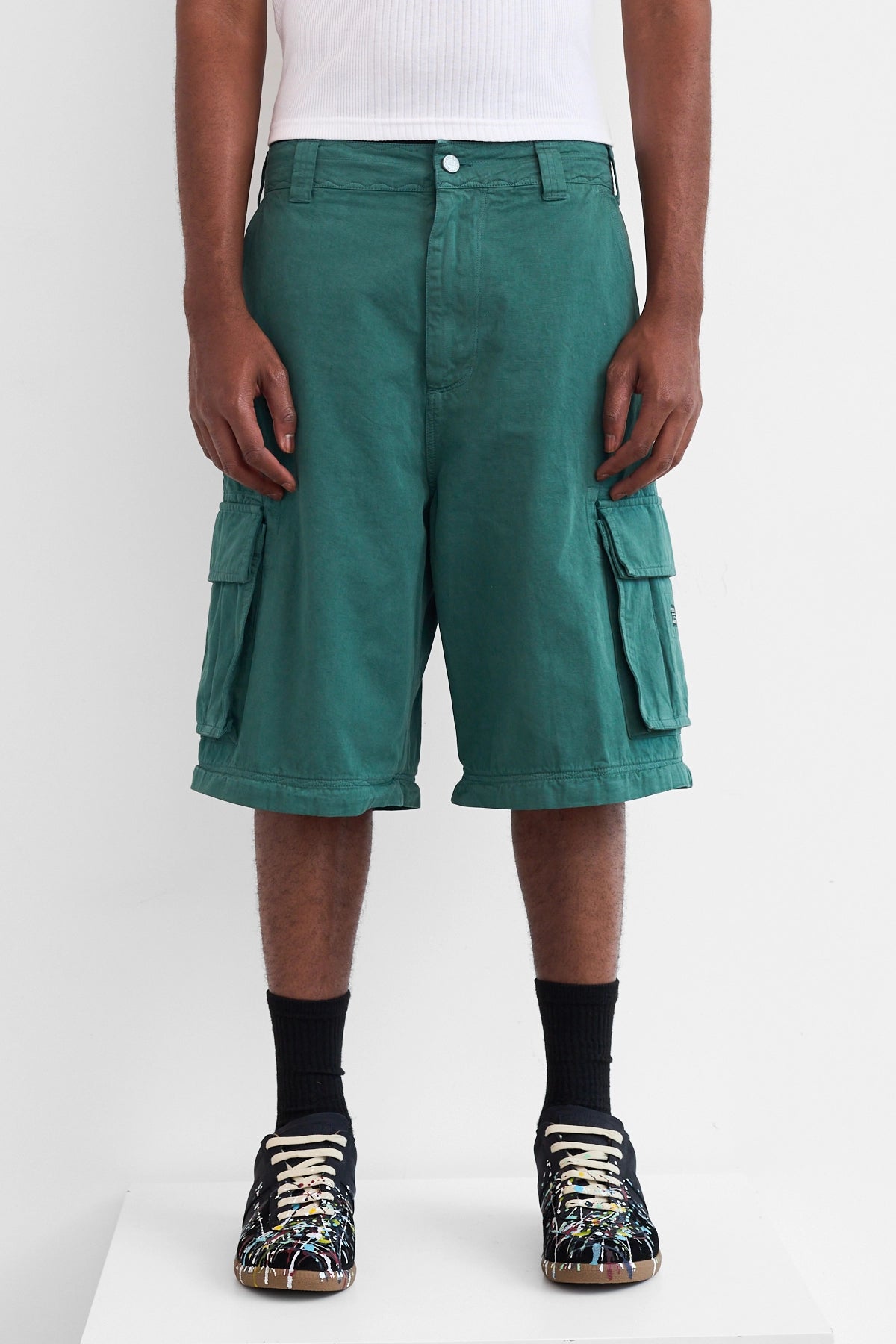 ERL Zip-Off Cargo Pants Green 5