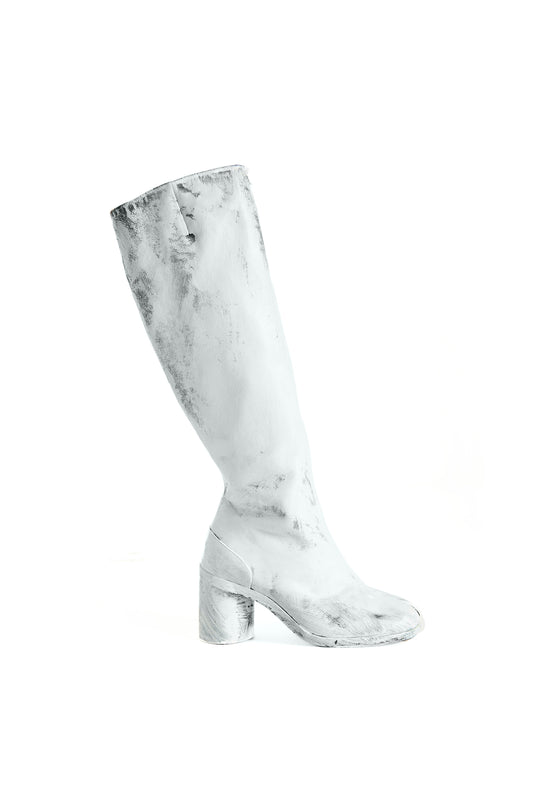 Maison Margiela White Tabi Painted Bianchetto Boots 10631