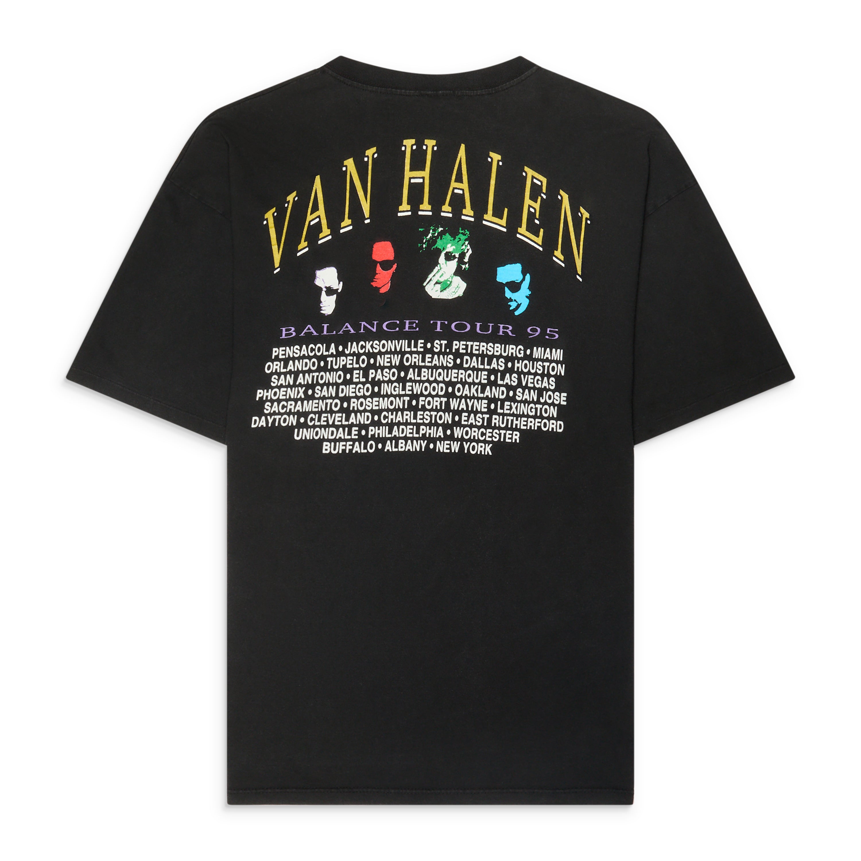 VAN HALEN 1995 BALANCEツアー Tシャツ サイズL 1995 Van Halen Balance Tour Shirt | Authentic Vintage Tee – WyCo