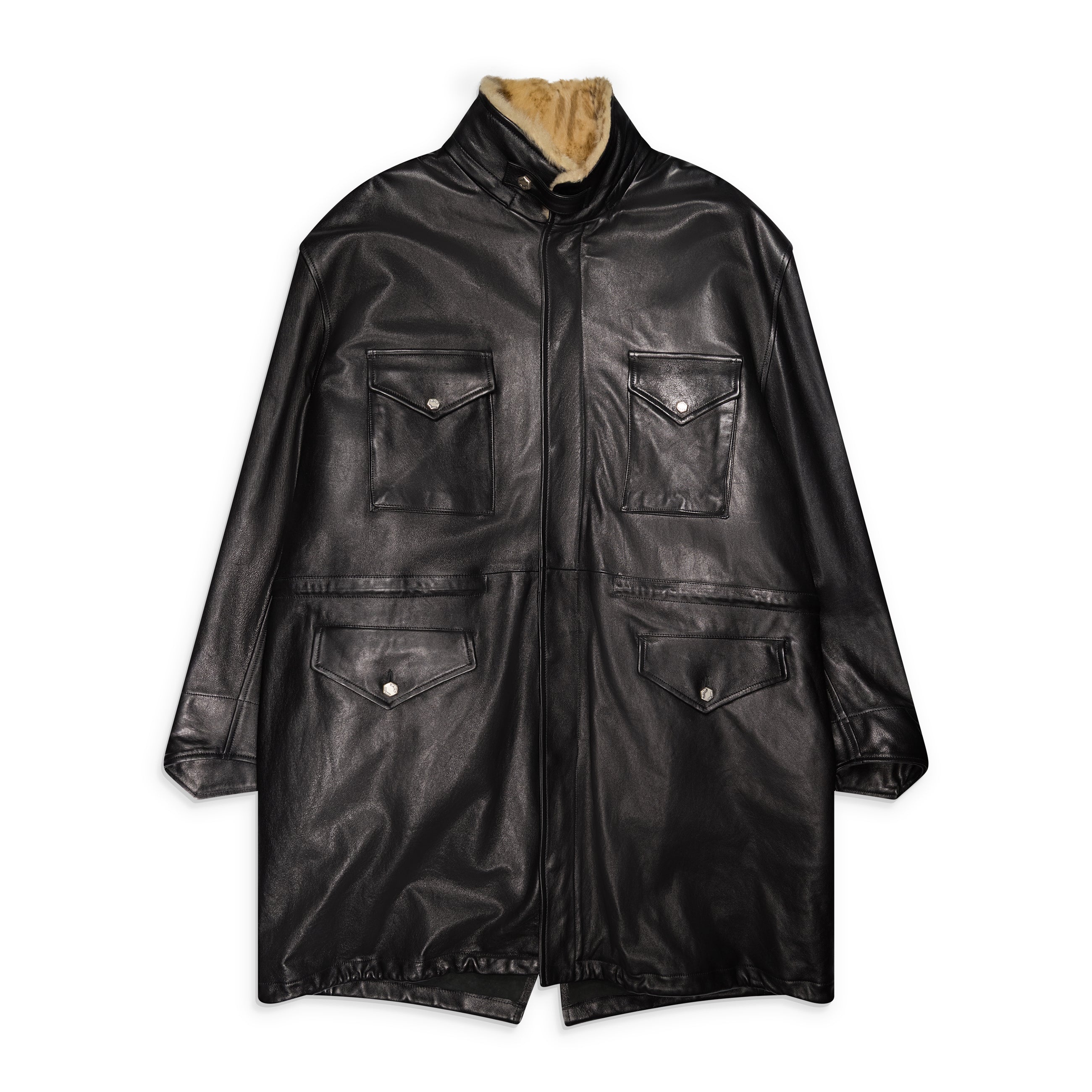 424 Long M65 Jacket Black