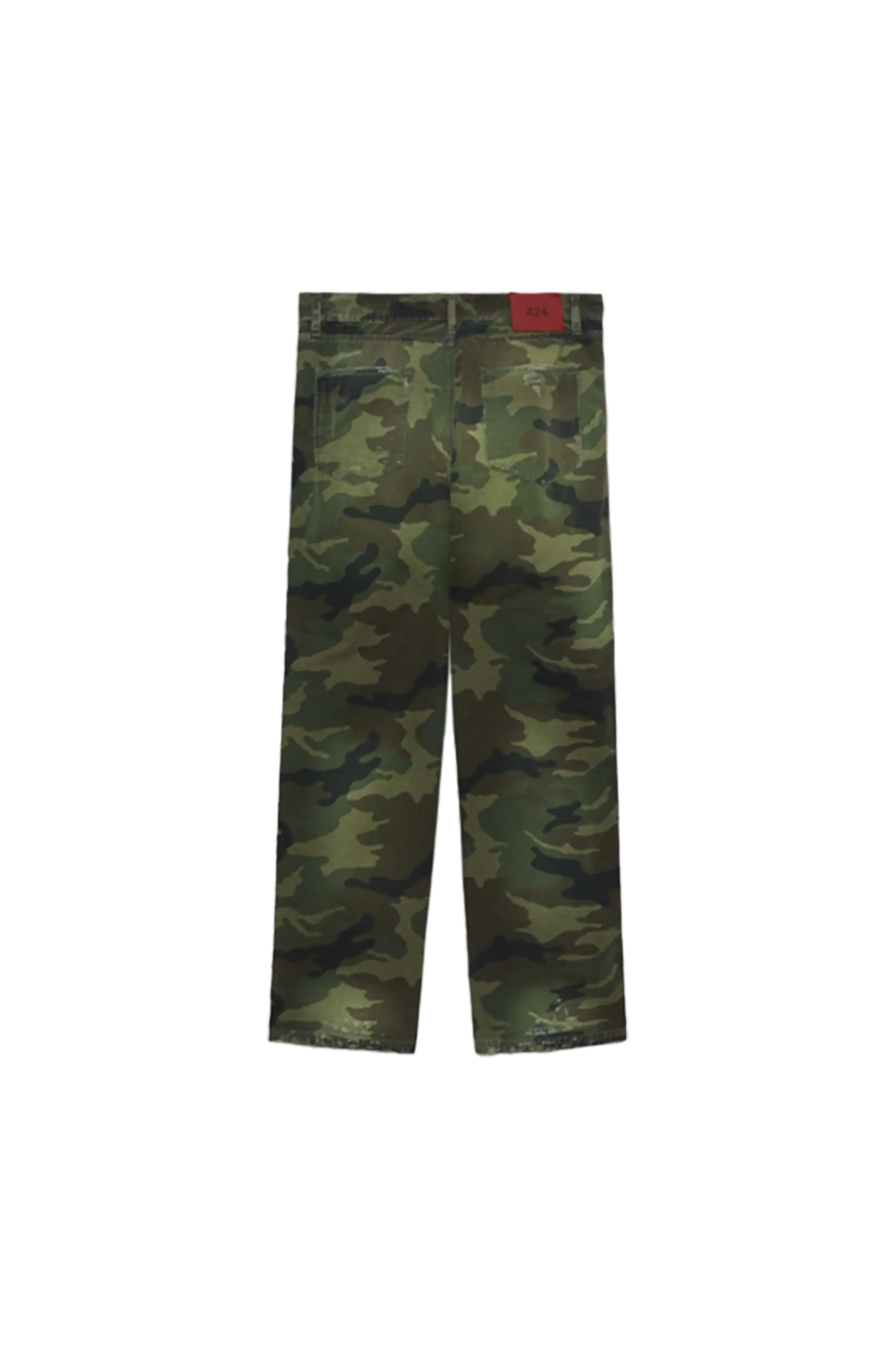 424 5 Pocket Pants In Camouflage 8718