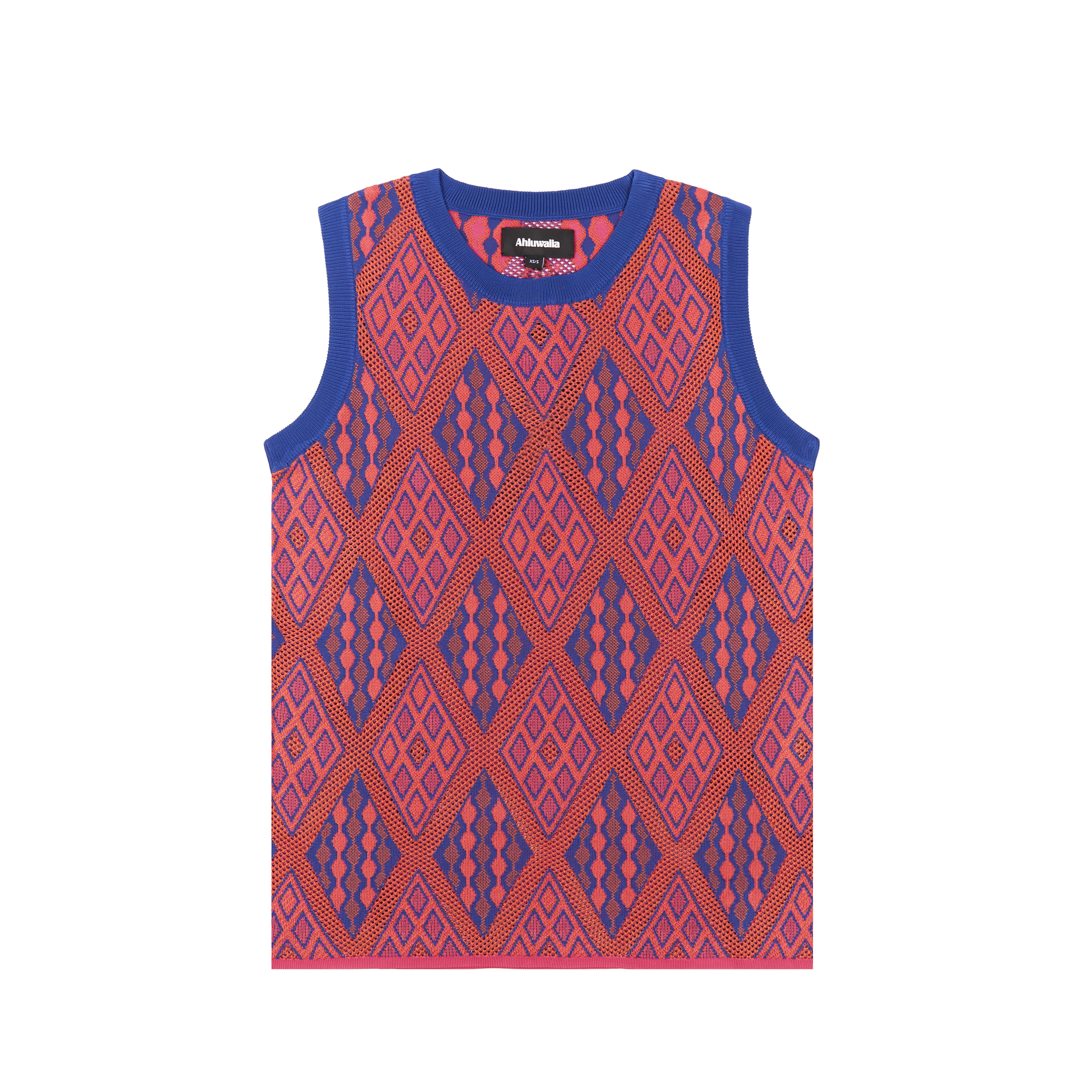 Ahluwalia Kalonji Knitted Sweater Vest Red 5851