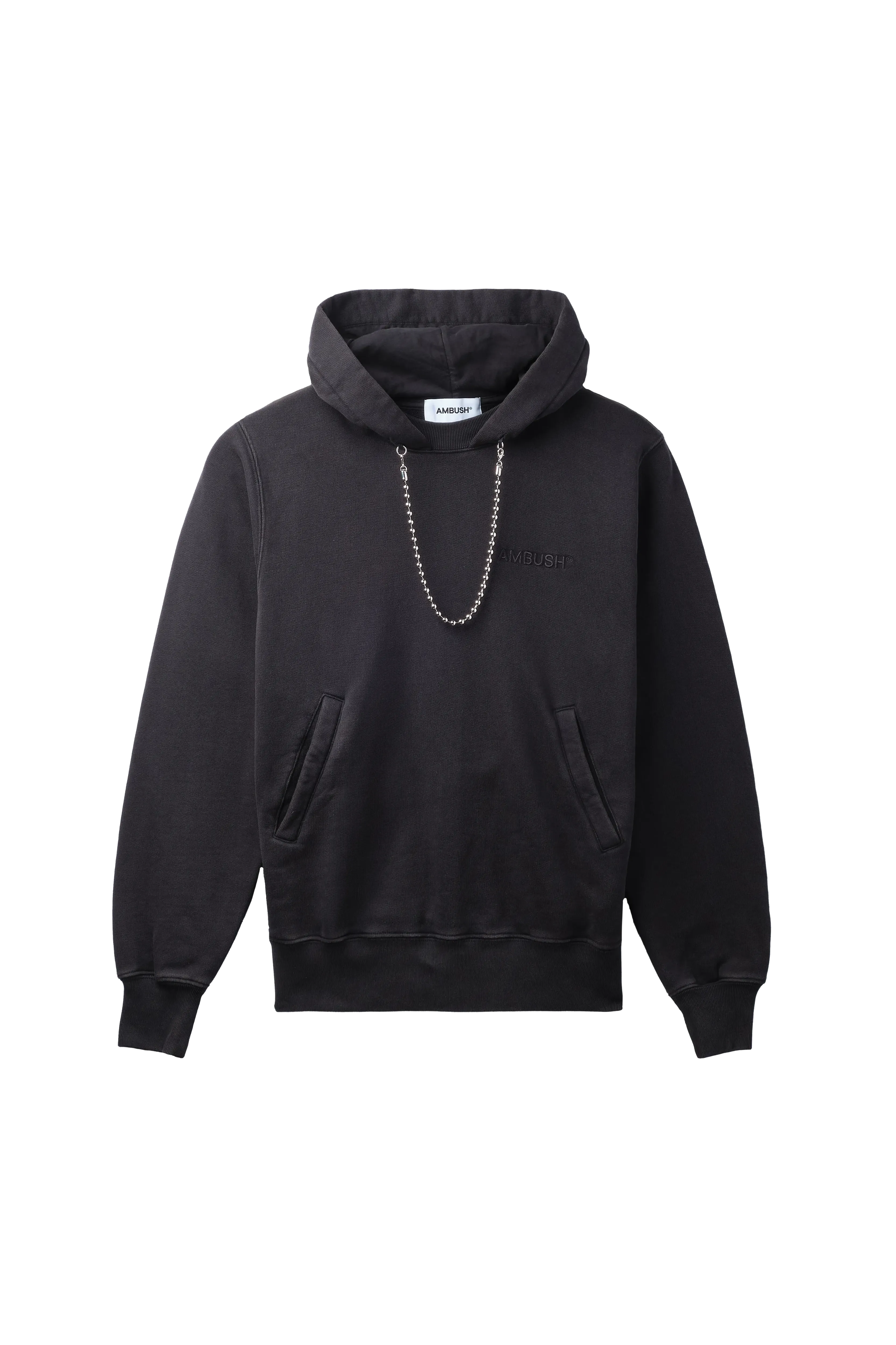 AMBUSH Hoodie With Ballchain Necklace Hoodie Black 7472