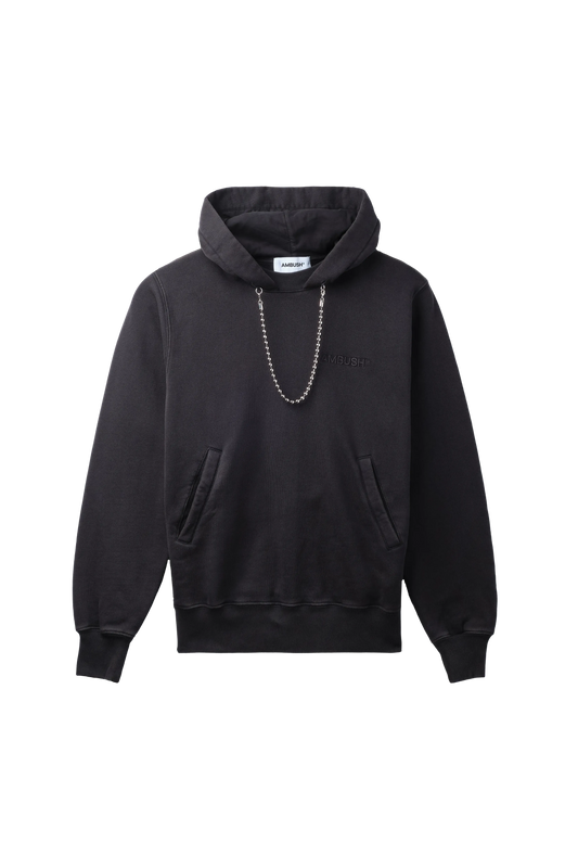 AMBUSH Hoodie With Ballchain Necklace Hoodie Black 7472