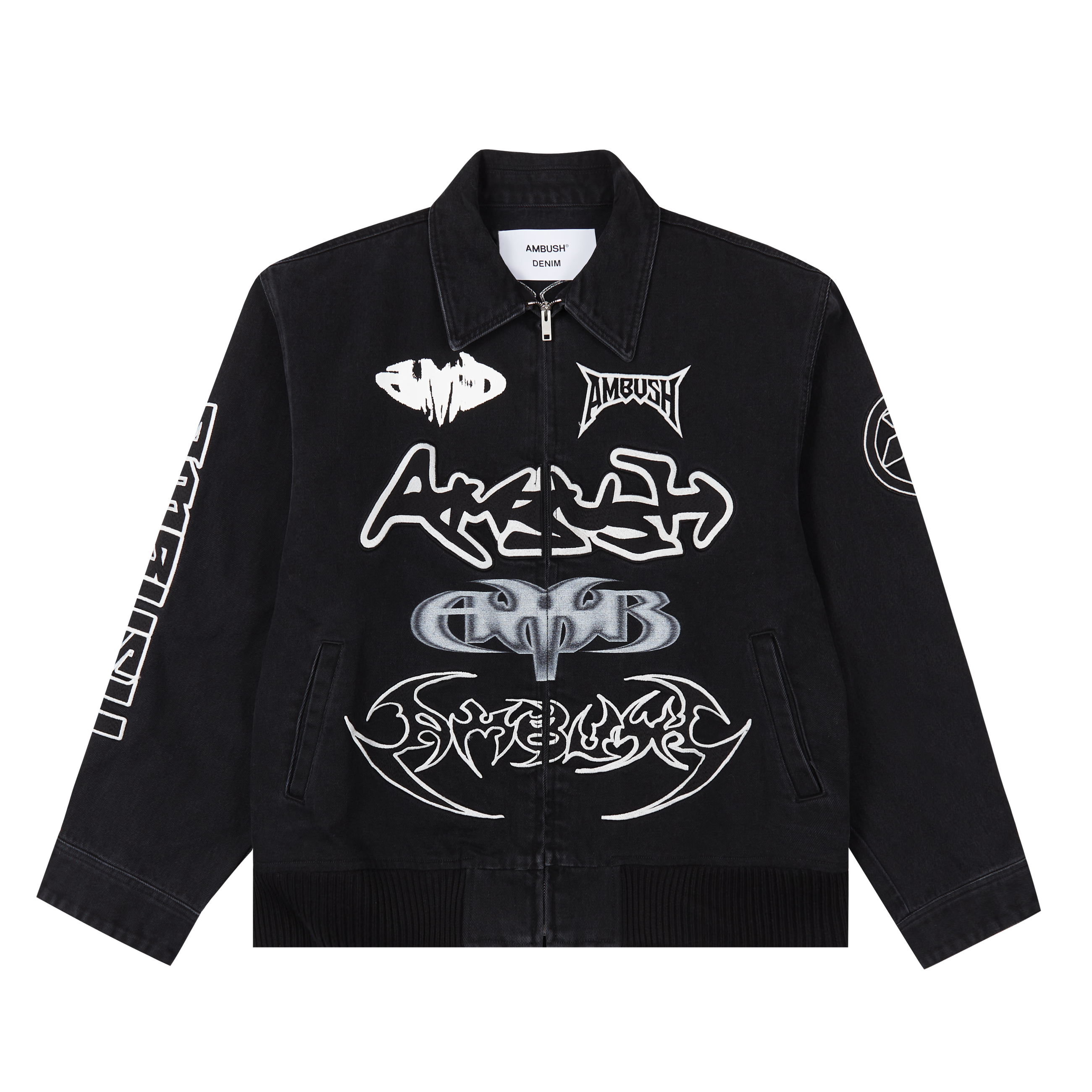 AMBUSH Patch Denim Bomber Black 2734