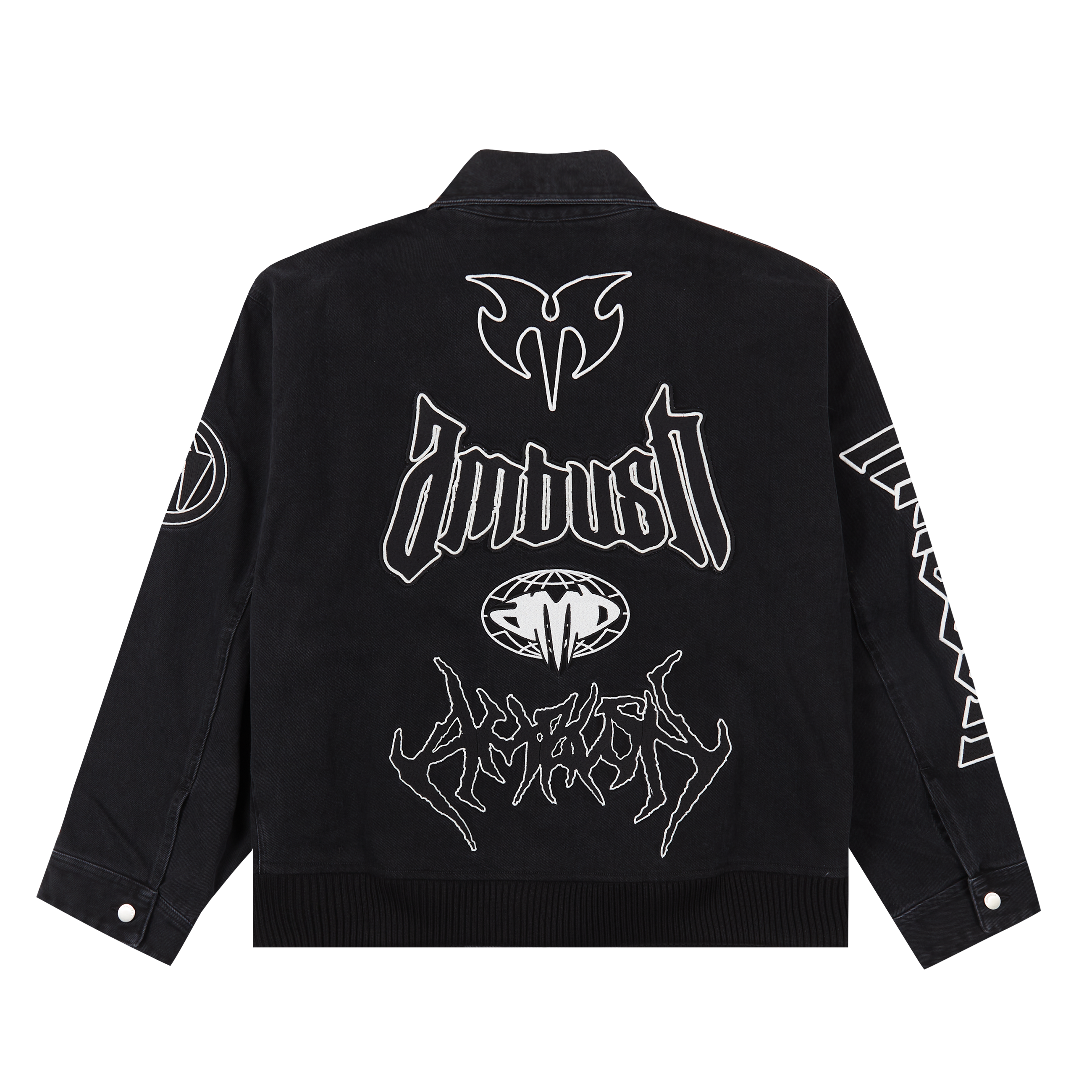 AMBUSH Patch Denim Bomber Black 2735